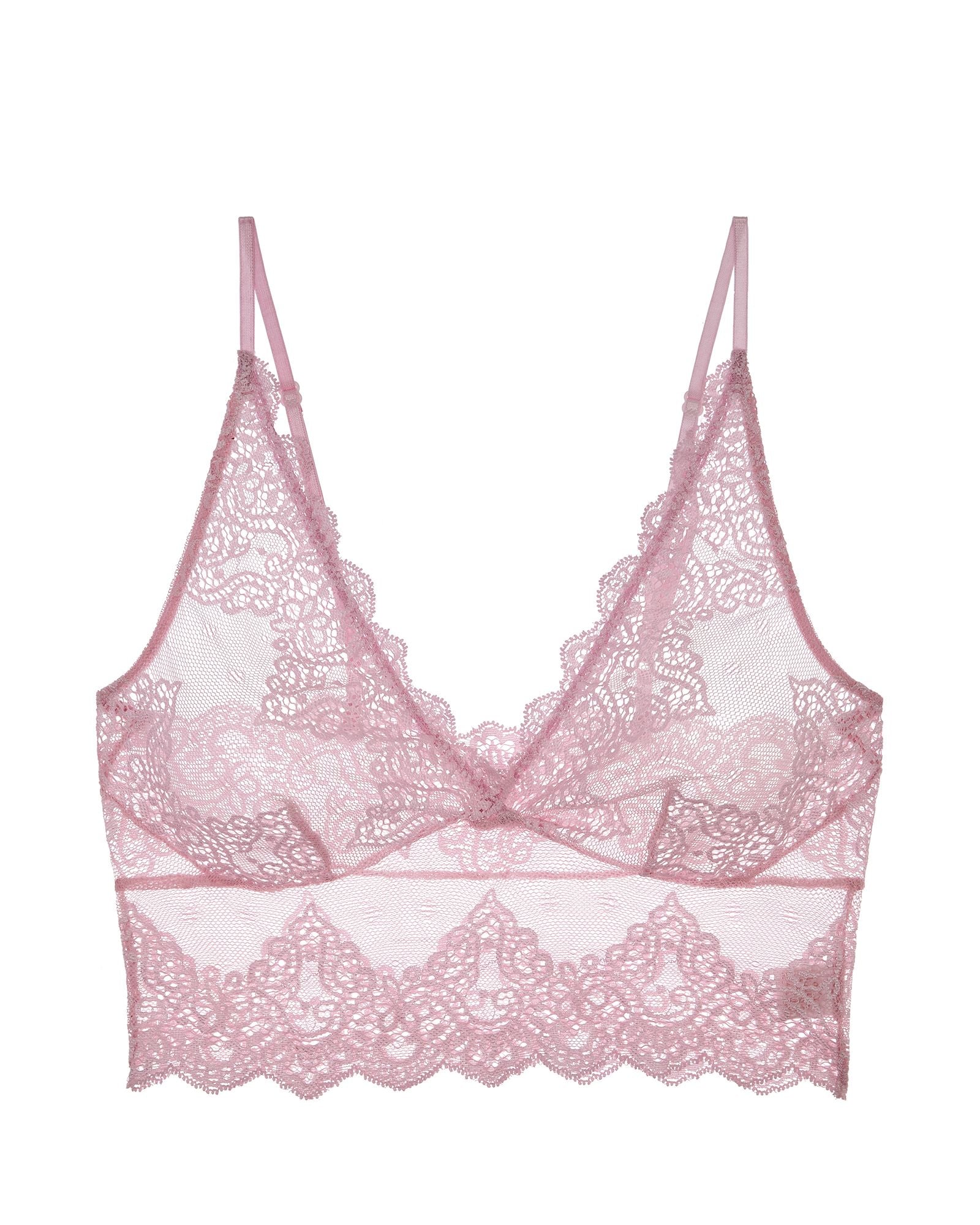 Only Hearts So Fine with Lace Long Line Bralette