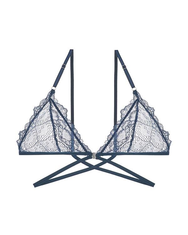 Only Hearts Whisper Sweet Nothings Bralette in blue
