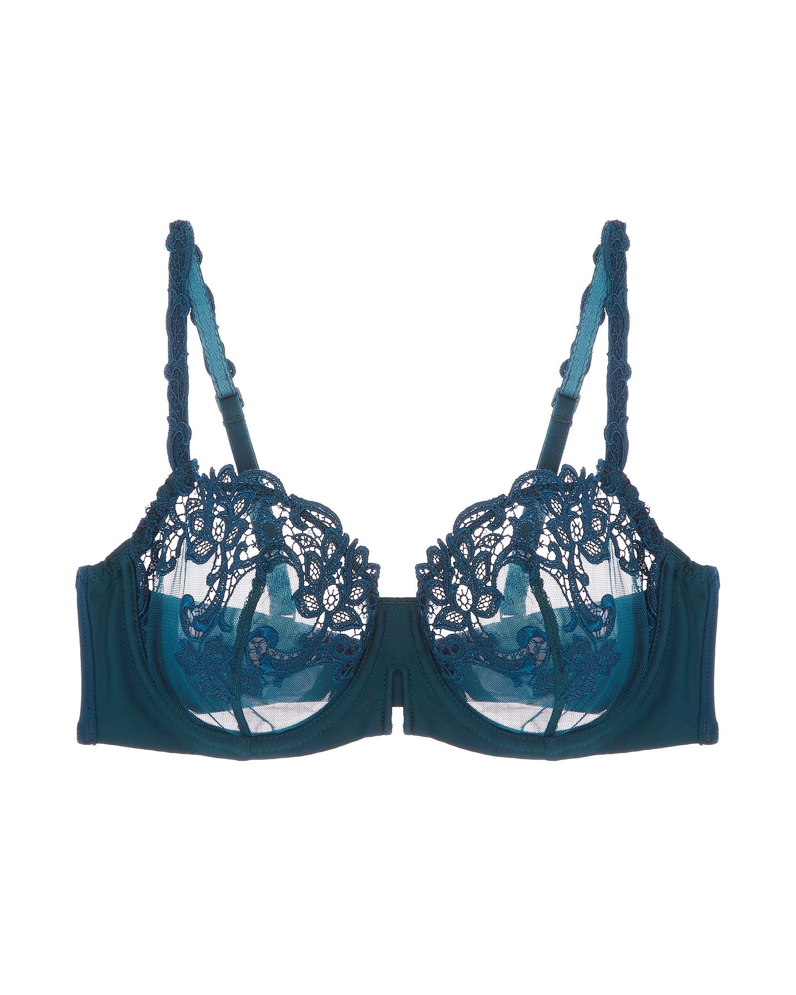 Simone Perele Saga Tattoo Demi Cup Bra in blue