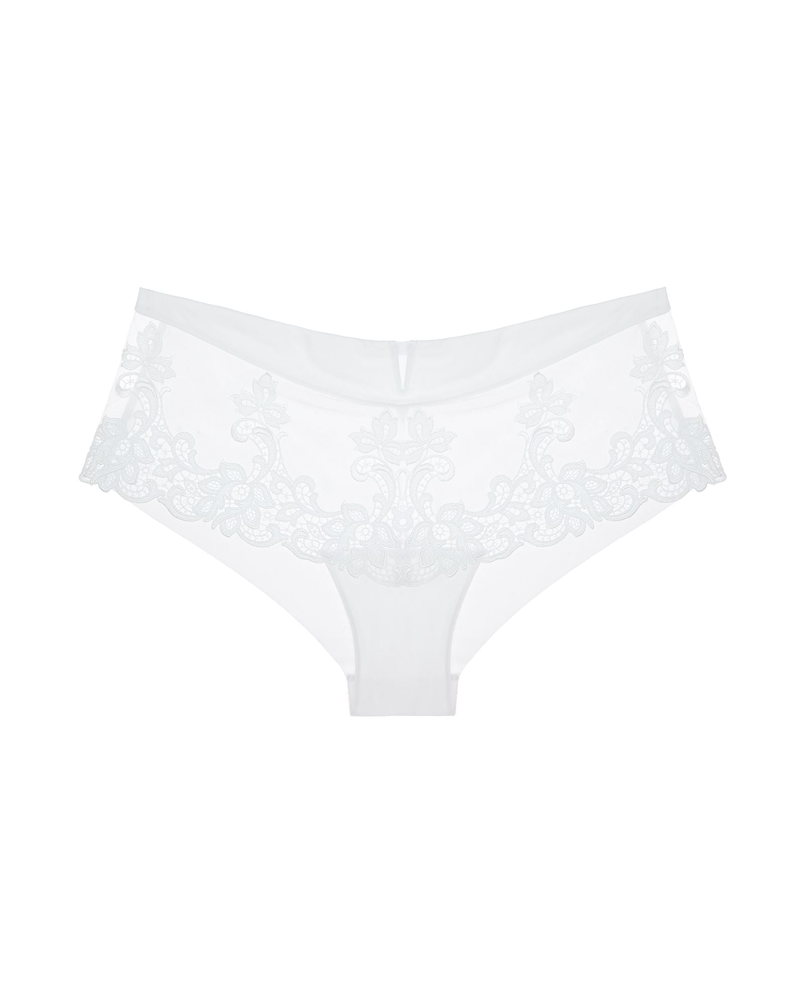 Simone Perele Saga Tattoo Boyshort in white