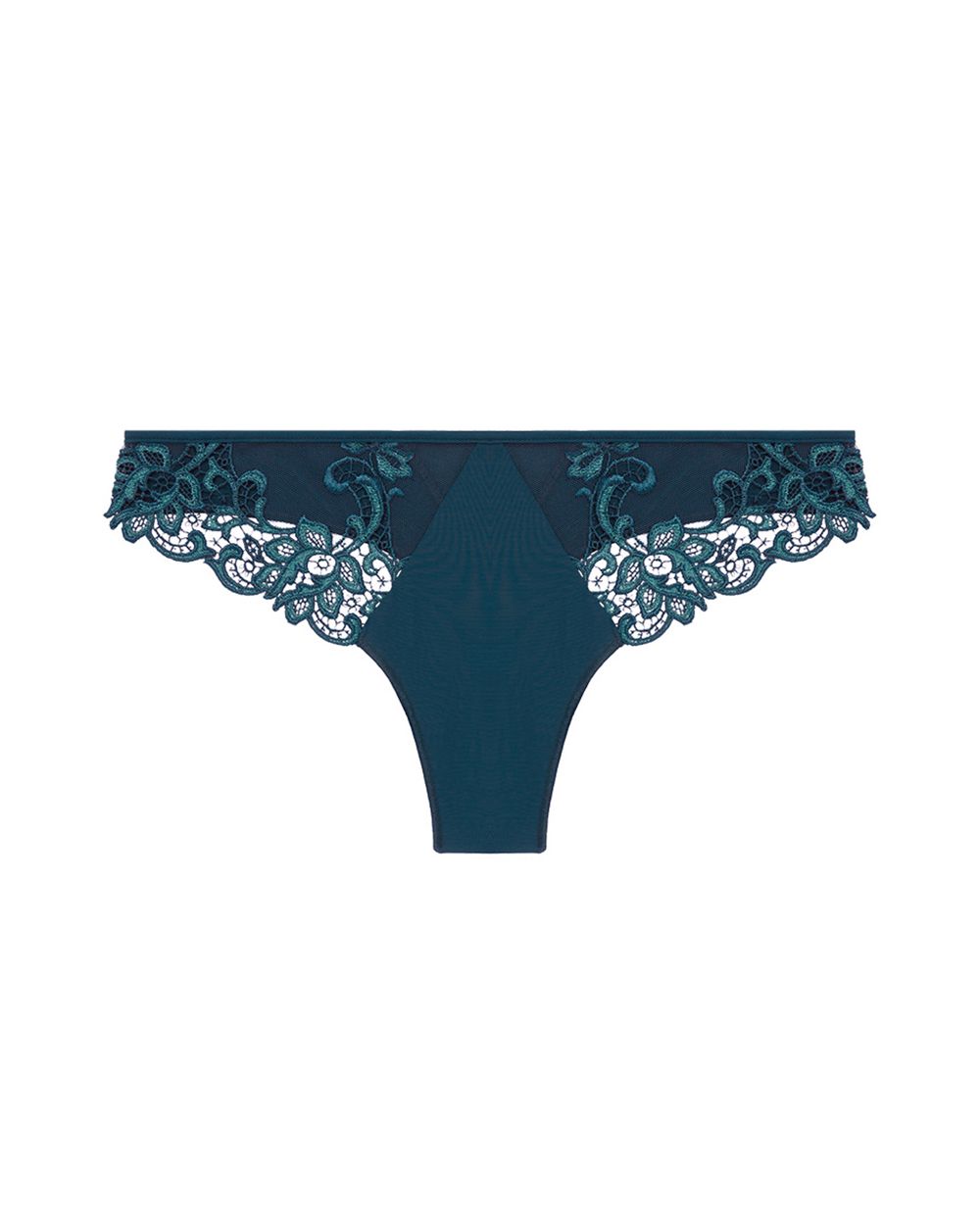 Simone Perele Saga Tattoo Thong in blue