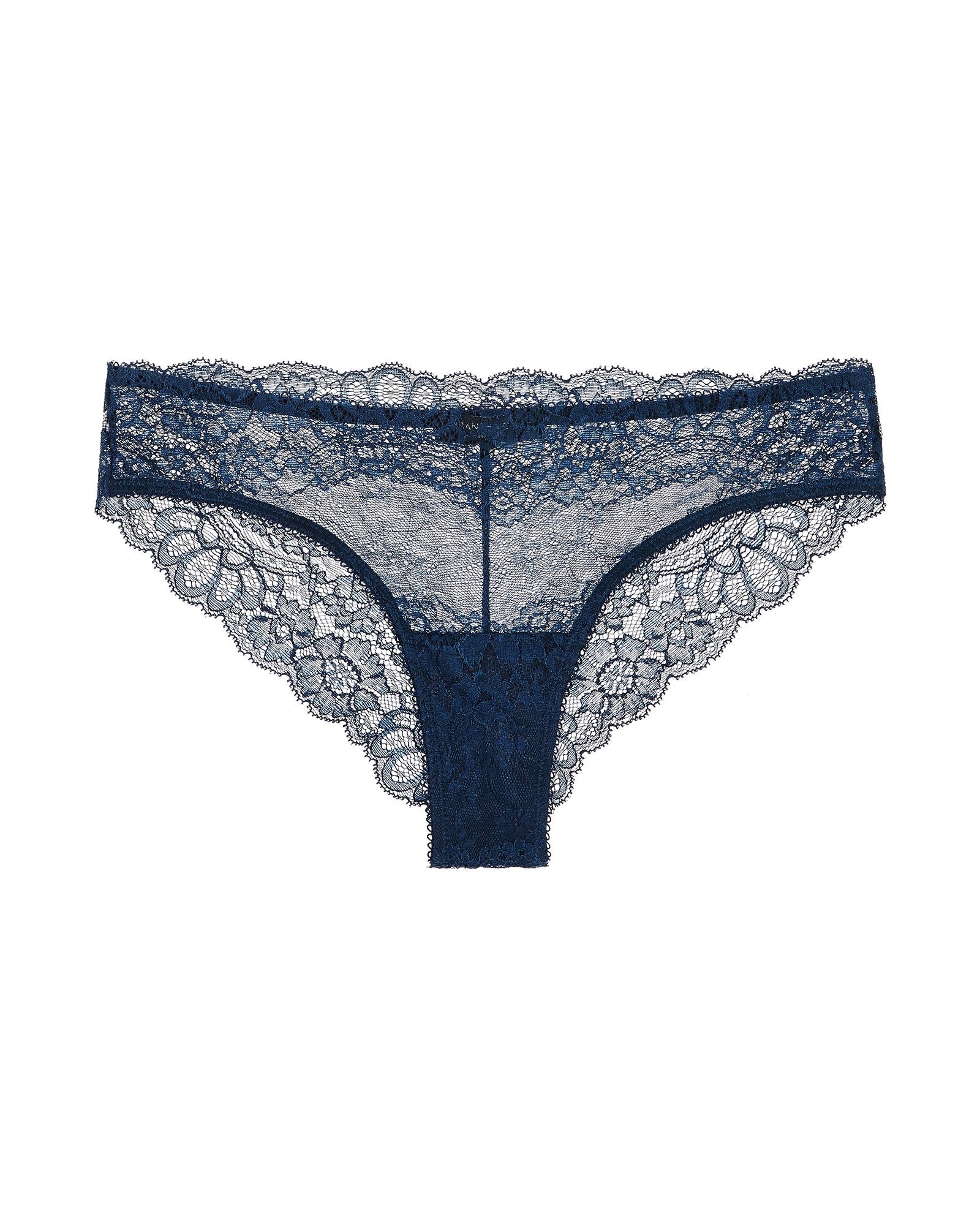 Samantha Chang All Lace Boudoir Brief in blue