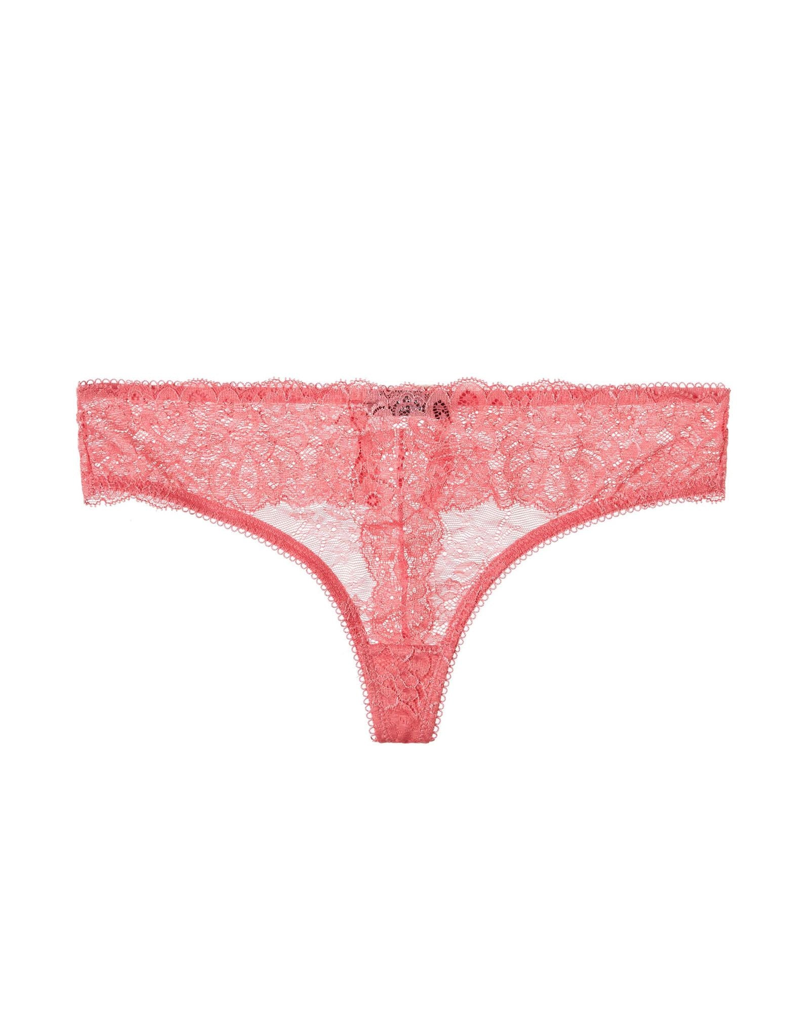 Samantha Chang All Lace Boudoir Thong in pink
