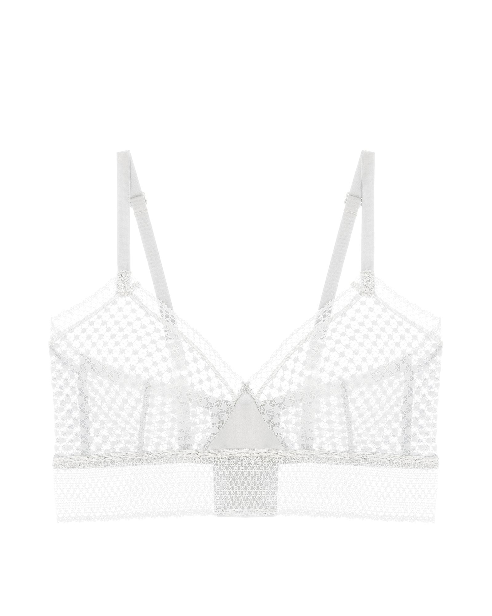 Else Bella Soft Triangle Bra in white