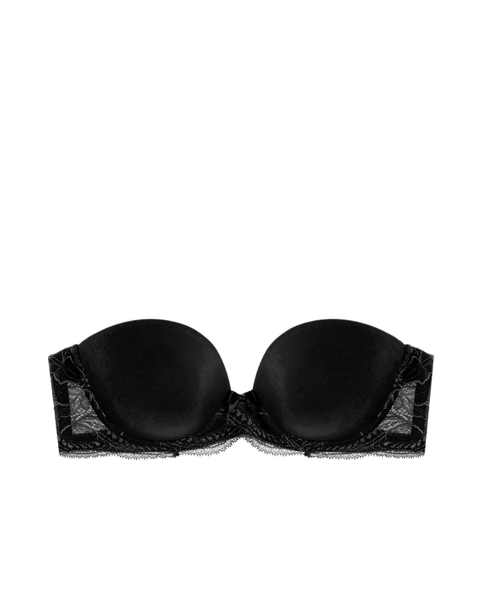 Simone Perele Eden Strapless Plunge Bra in black