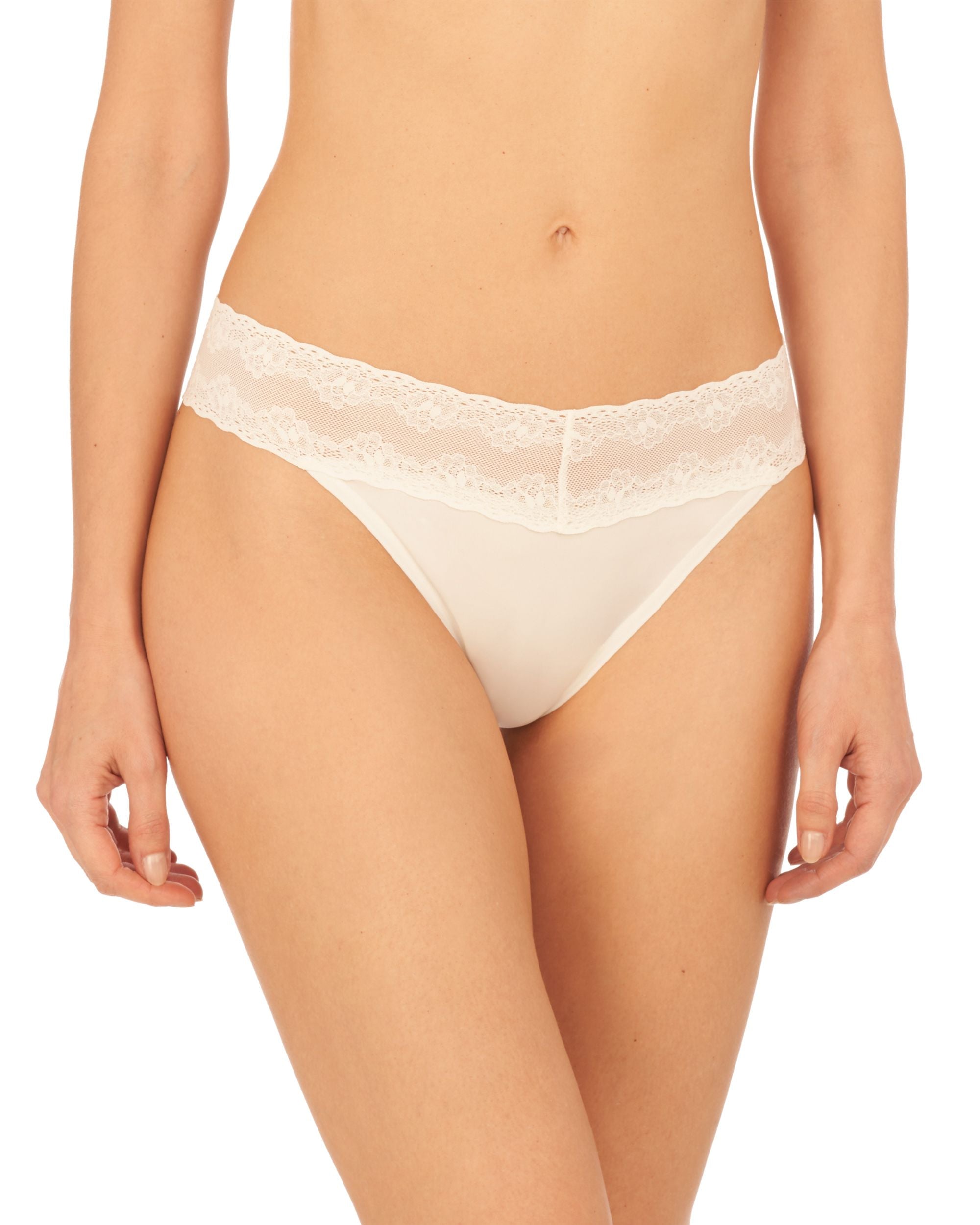 Natori Bliss Perfection Thong in white