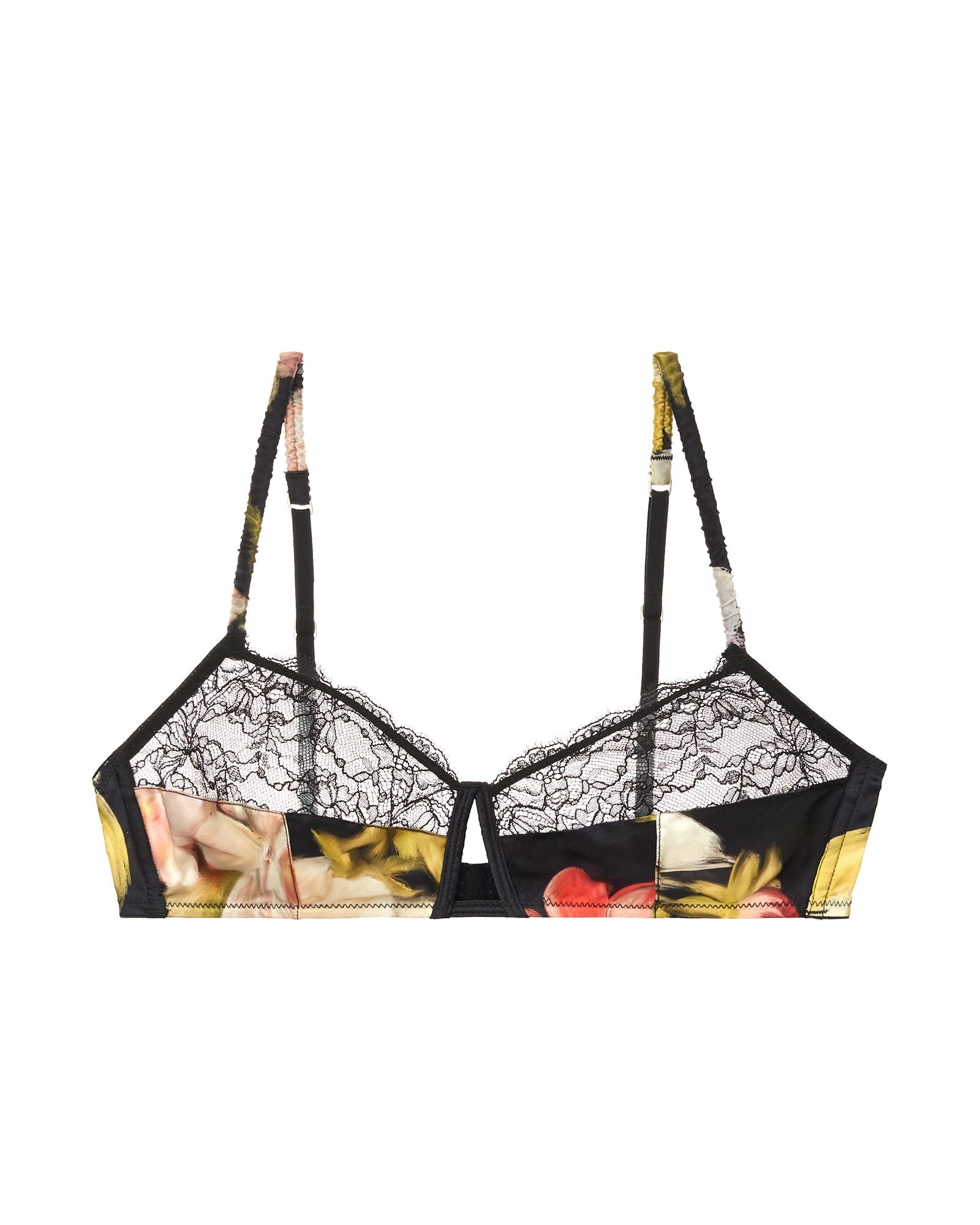 Samantha Chang French Leavers Lace Leia Bra in green