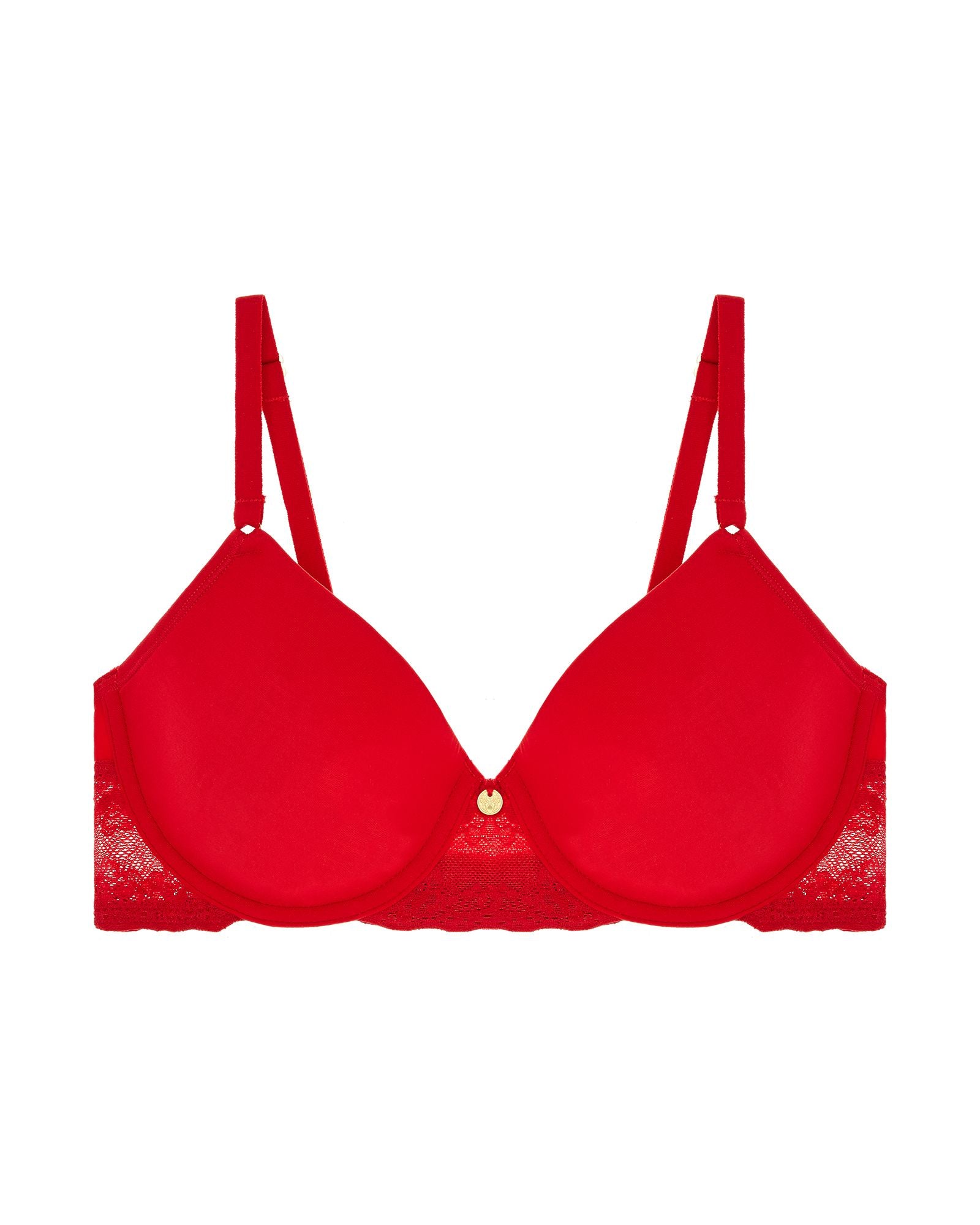 Natori Bliss Perfection Contour Underwire Bra in red