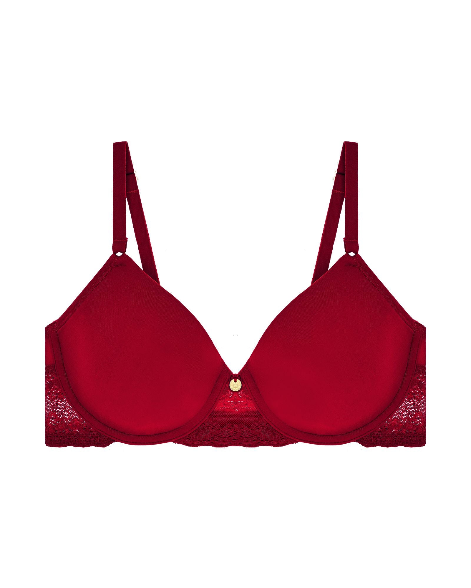 Natori Bliss Perfection Contour Underwire Bra in red