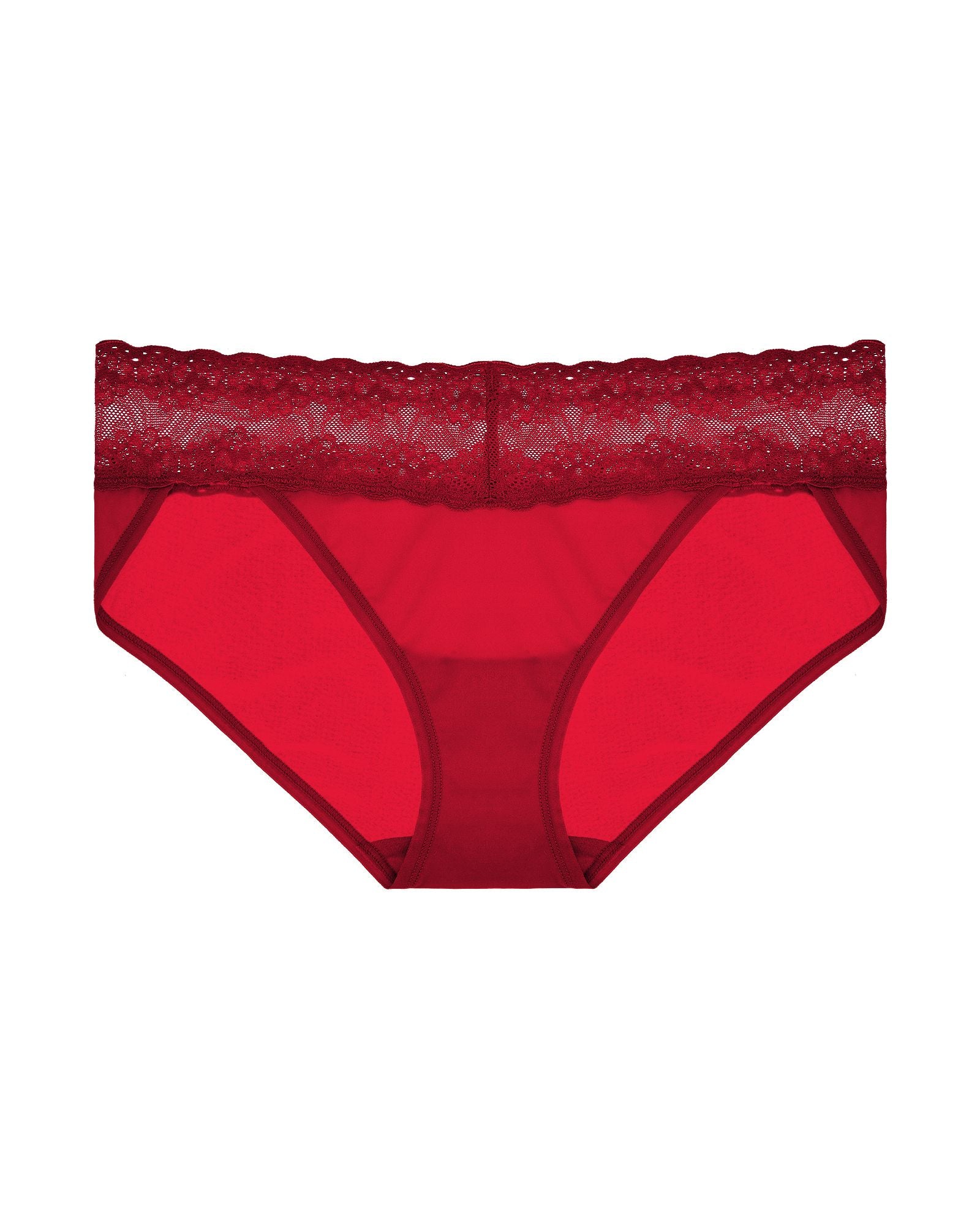Natori Bliss Perfection V-kini in red