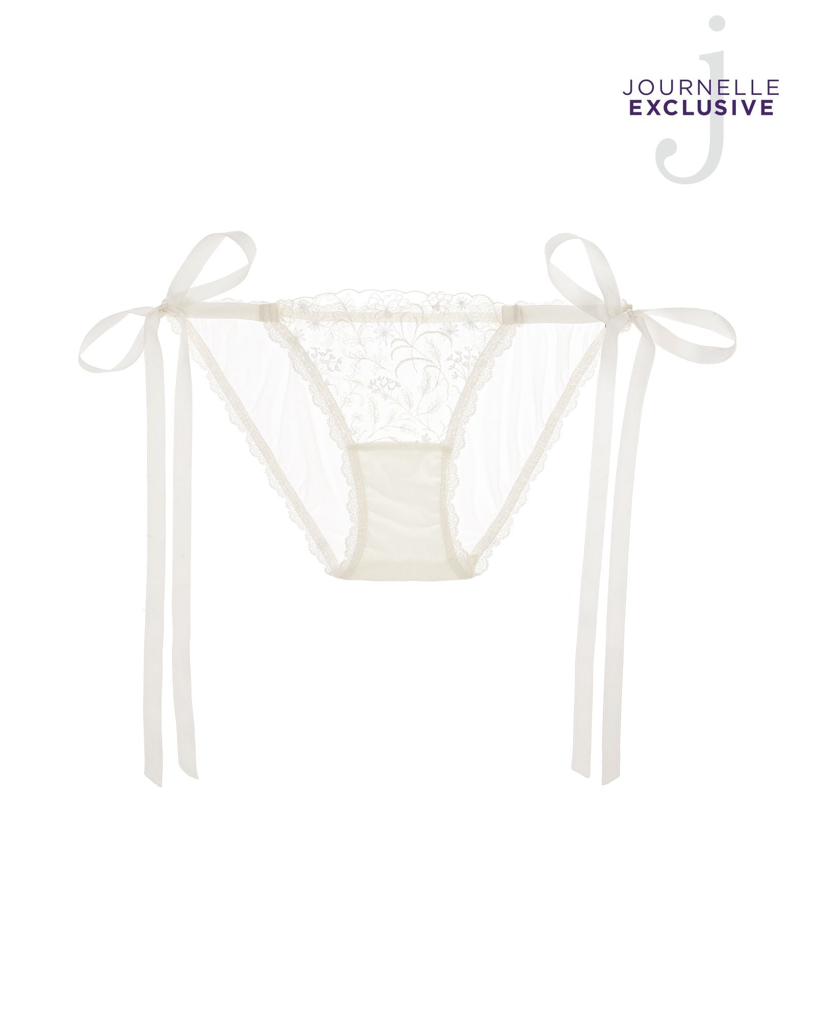 Hanky Panky Ophelia Side Tie Bikini in white