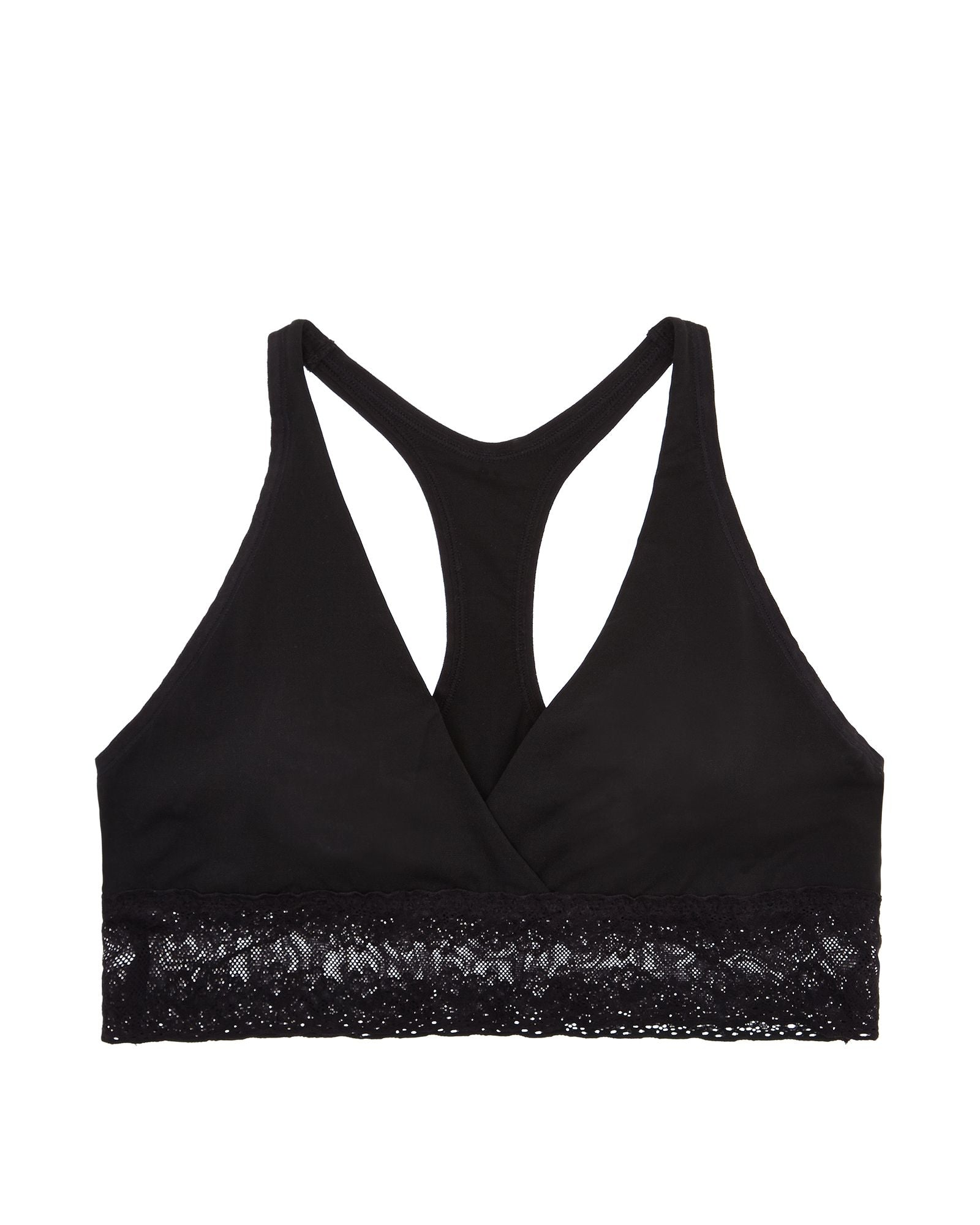 Natori Bliss Perfection Racerback Day Bra in black