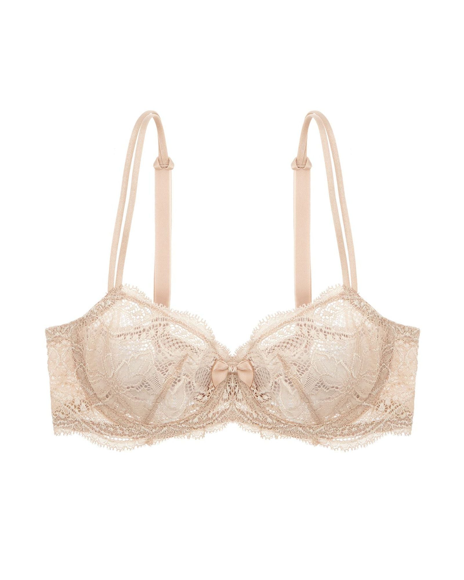 Simone Perele Eden Demi Plunge Bra in beige
