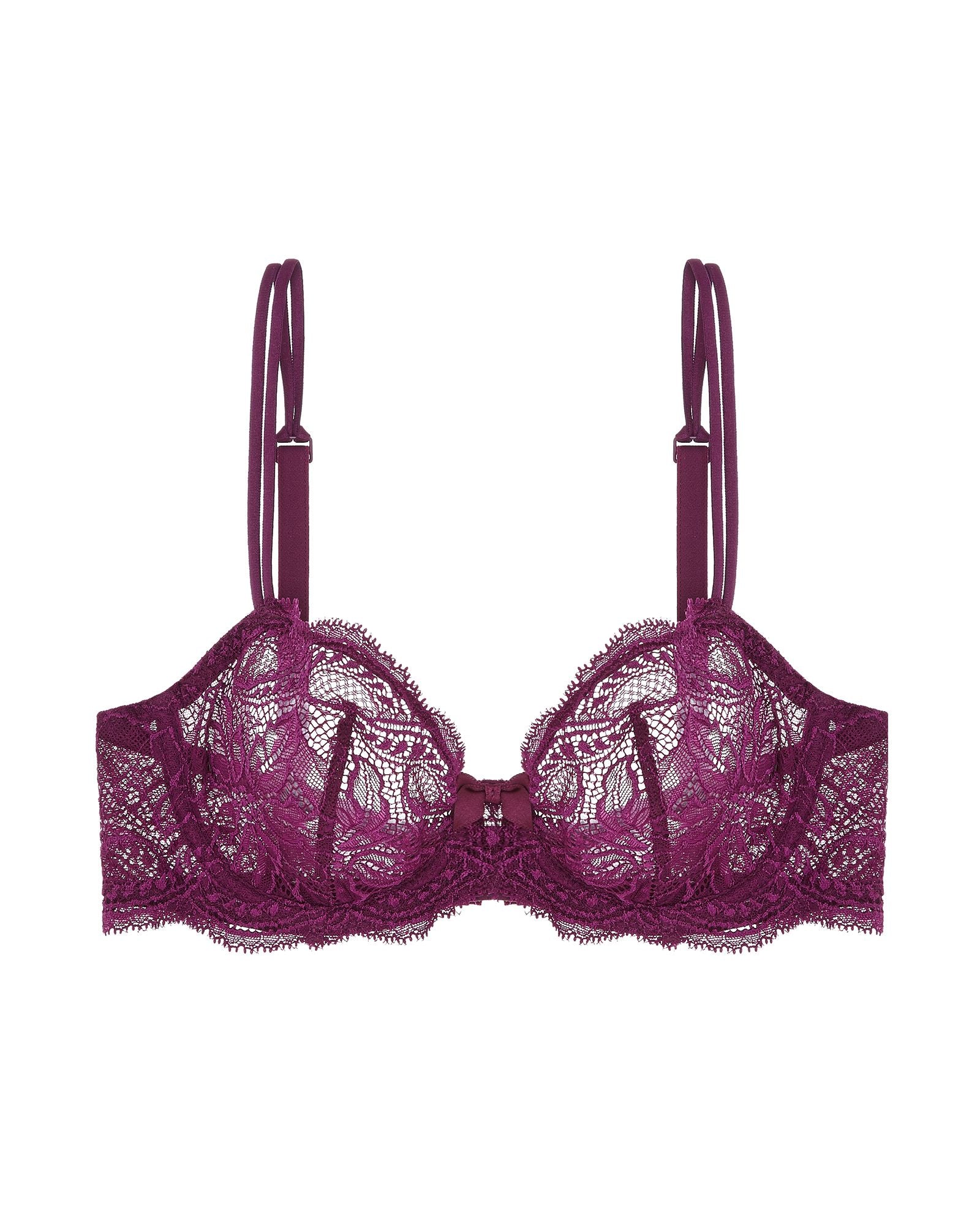 Simone Perele Eden Demi Plunge Bra in purple