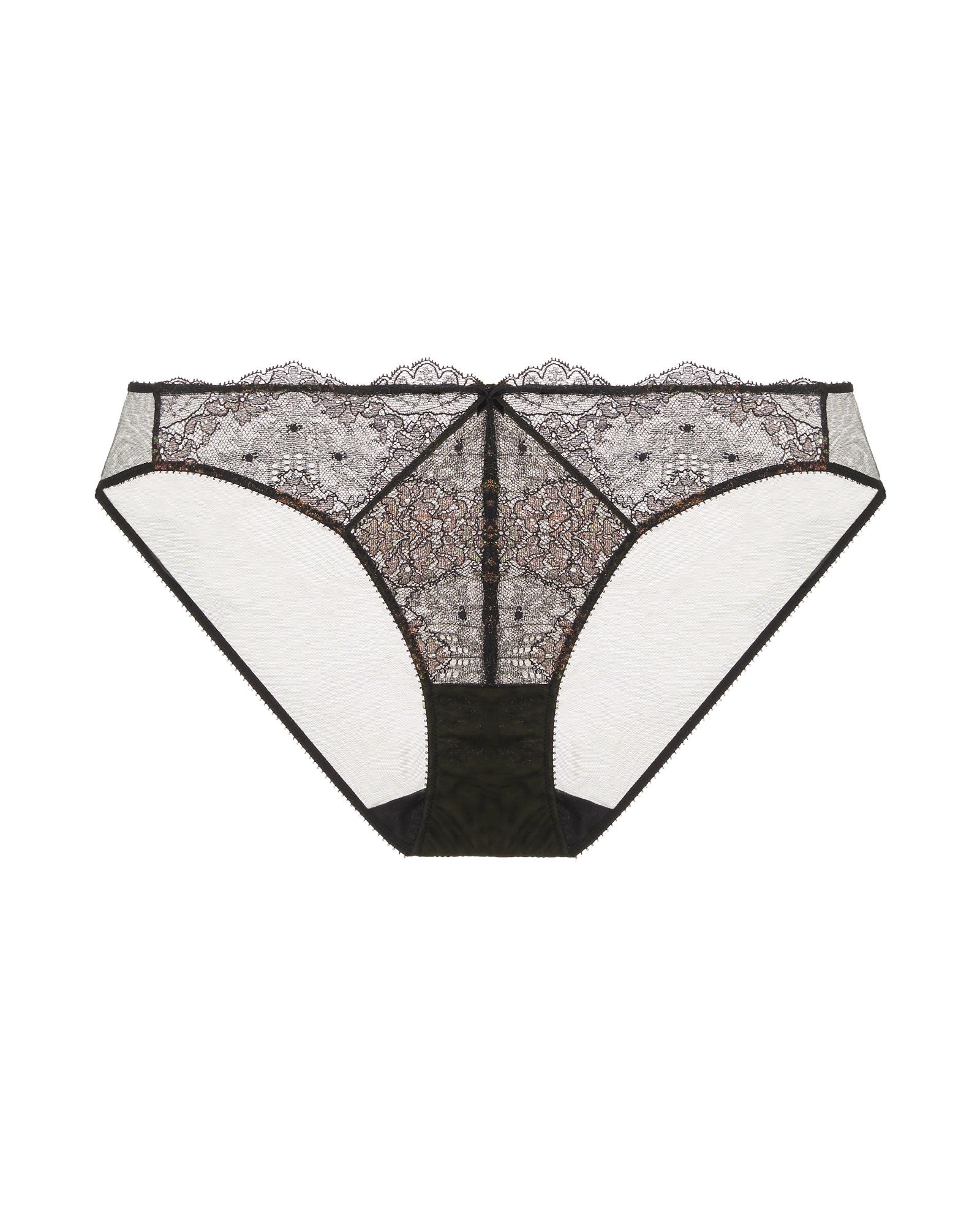 Dita Von Teese Lurex Lace Bikini in black