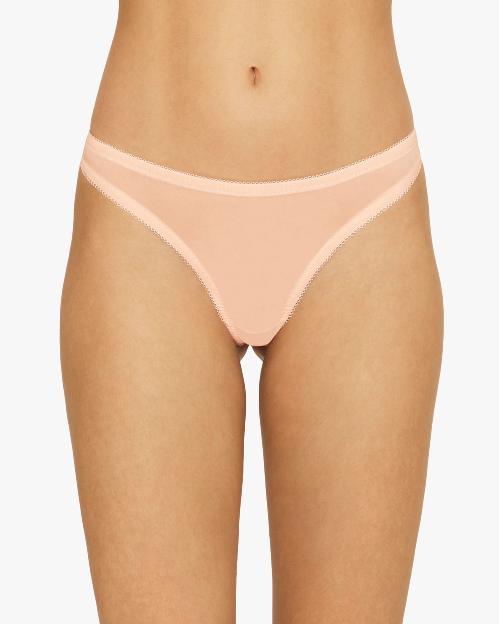 Gilda & Pearl Diana Chiffon Thong in pink