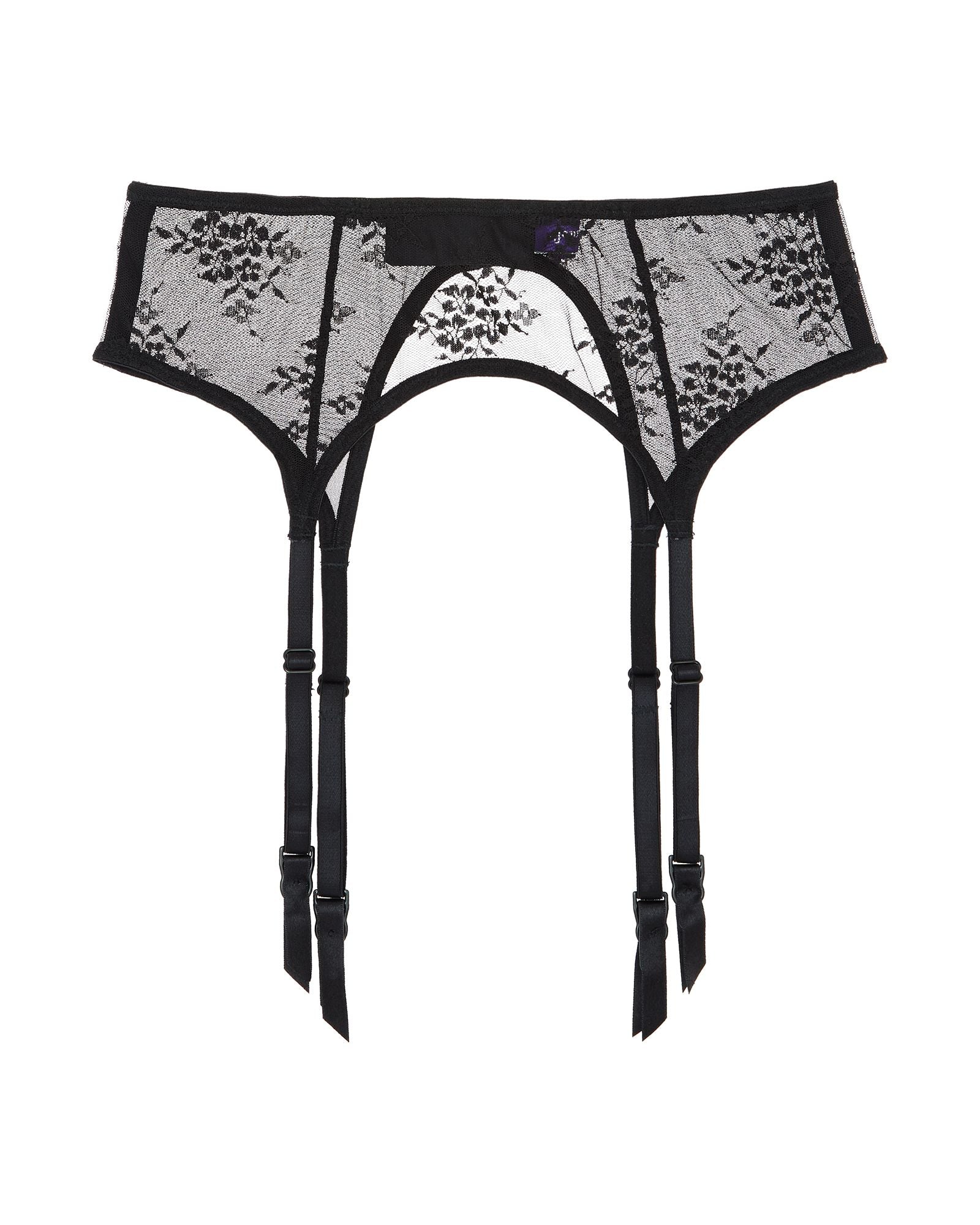 Journelle Romy Suspender Belt in black