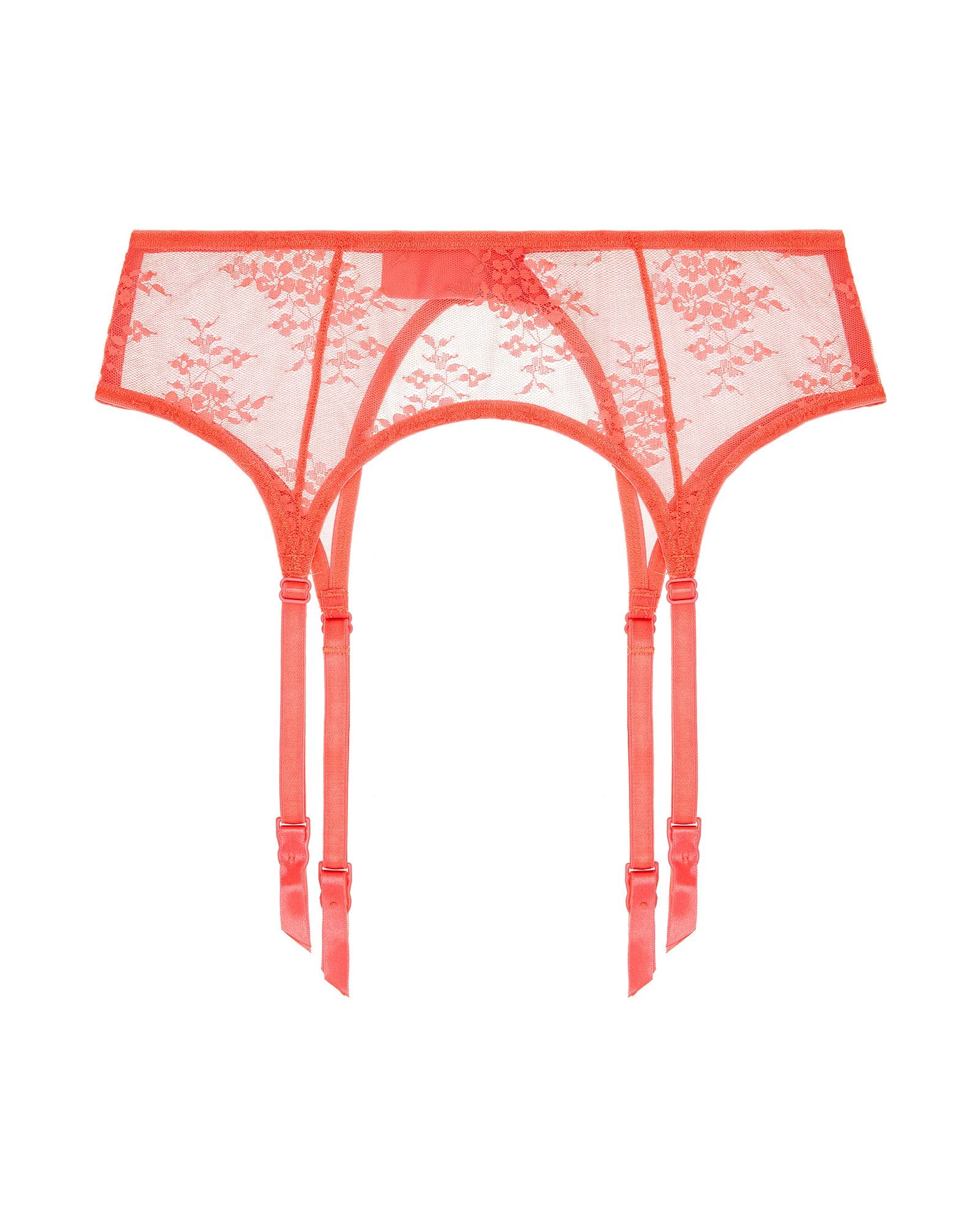 Journelle Romy Suspender Belt in orange