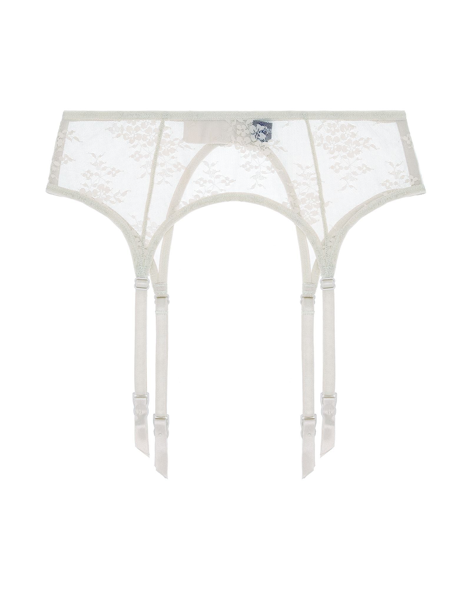 Romy Suspender Belt In White Romy Suspender Belt In White