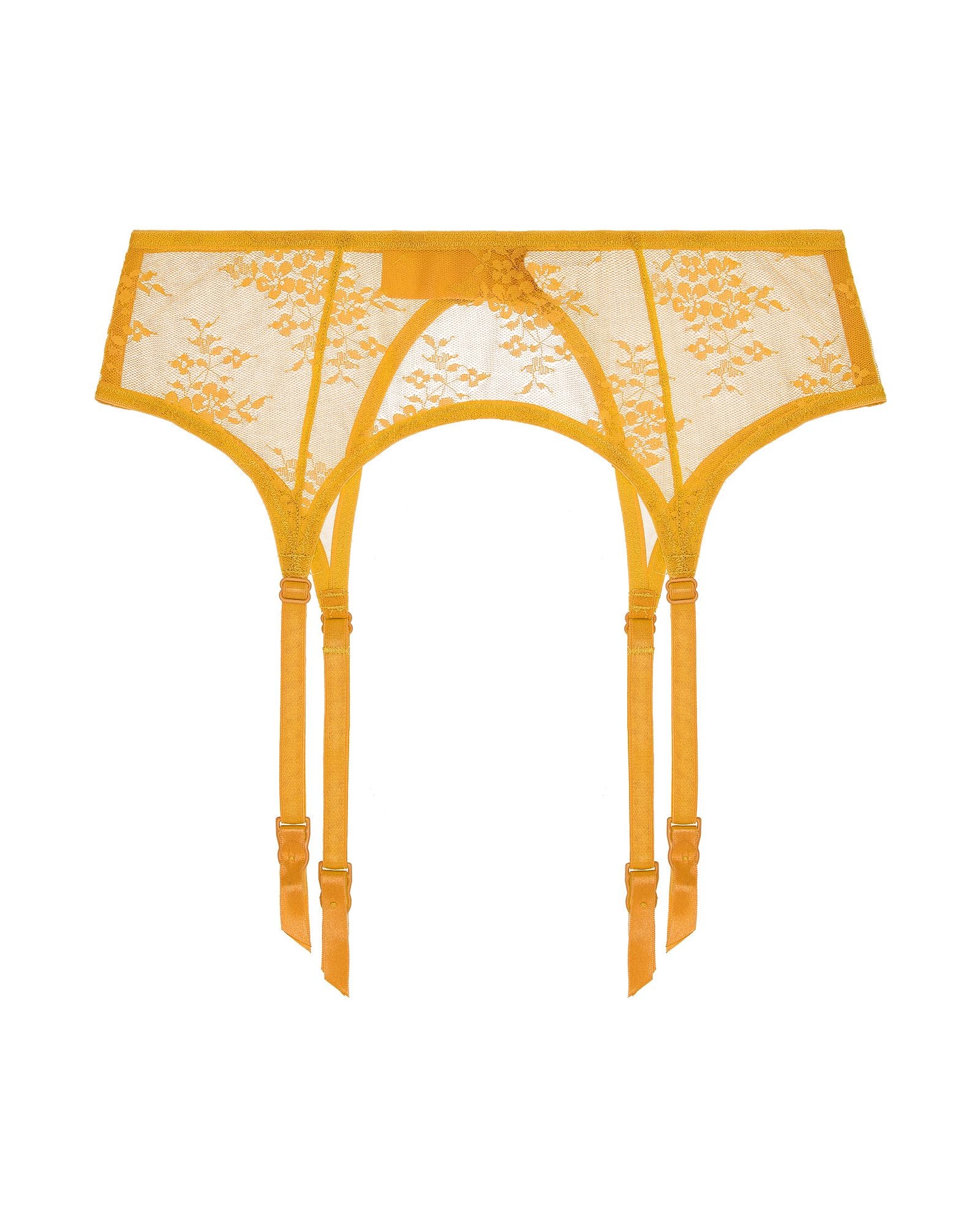Journelle Romy Suspender Belt in yellow