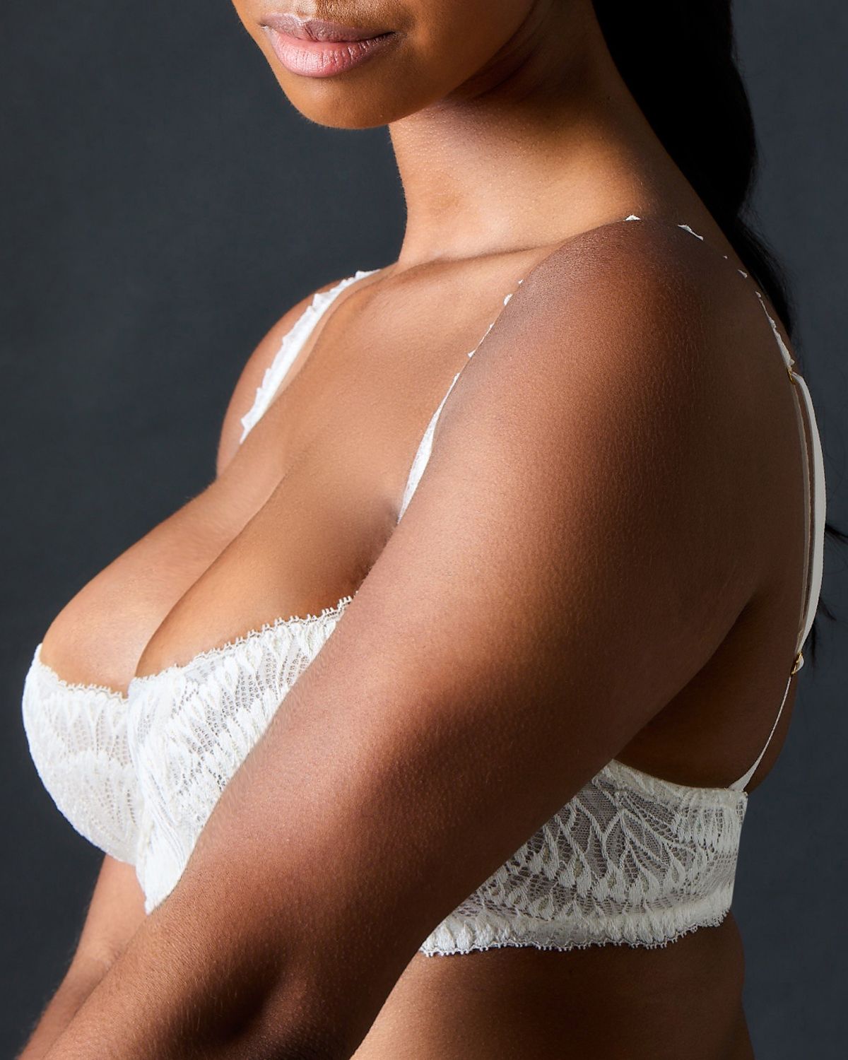 Journelle Loulou Balconette Bra in white