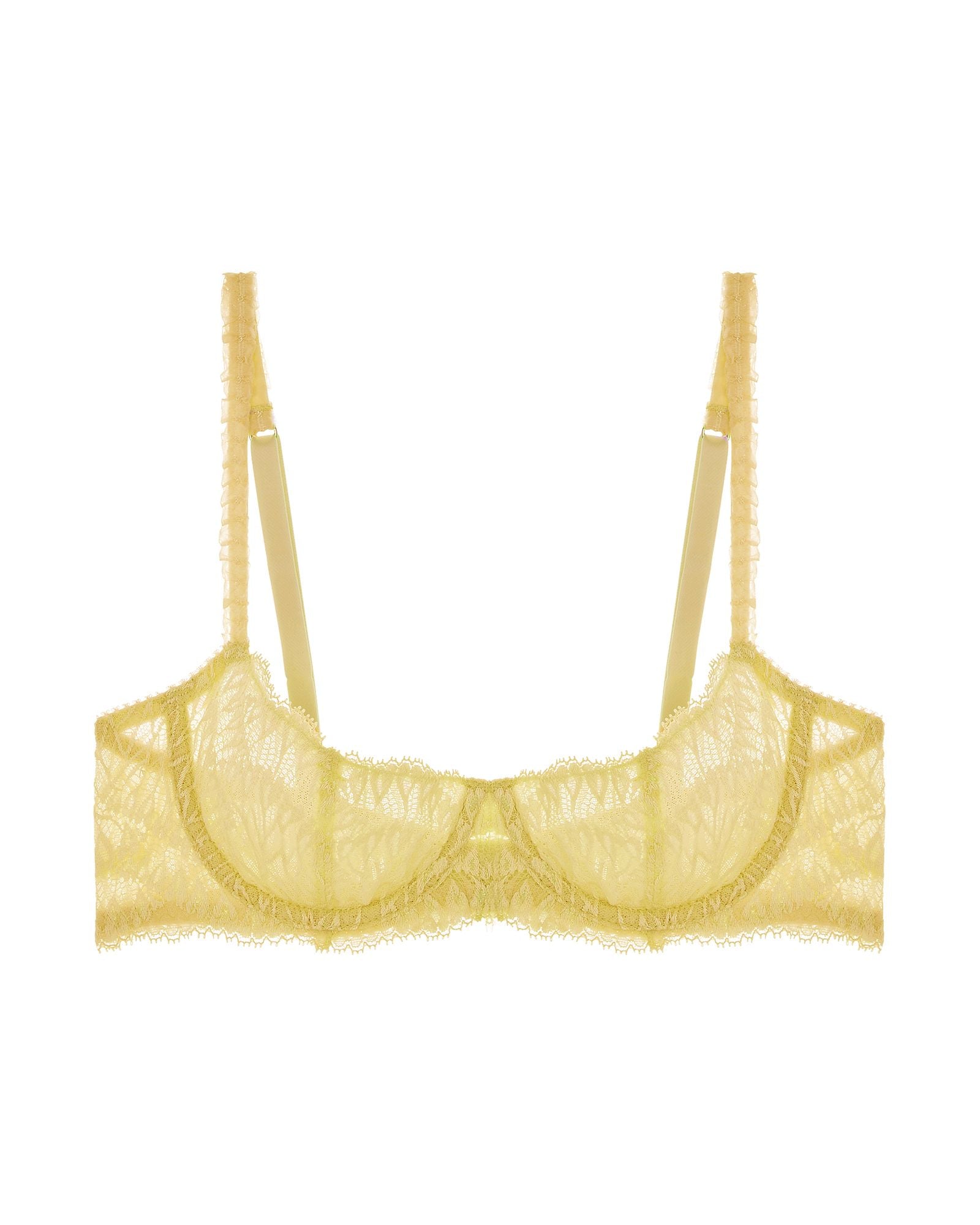 Journelle Loulou Balconette Bra in yellow