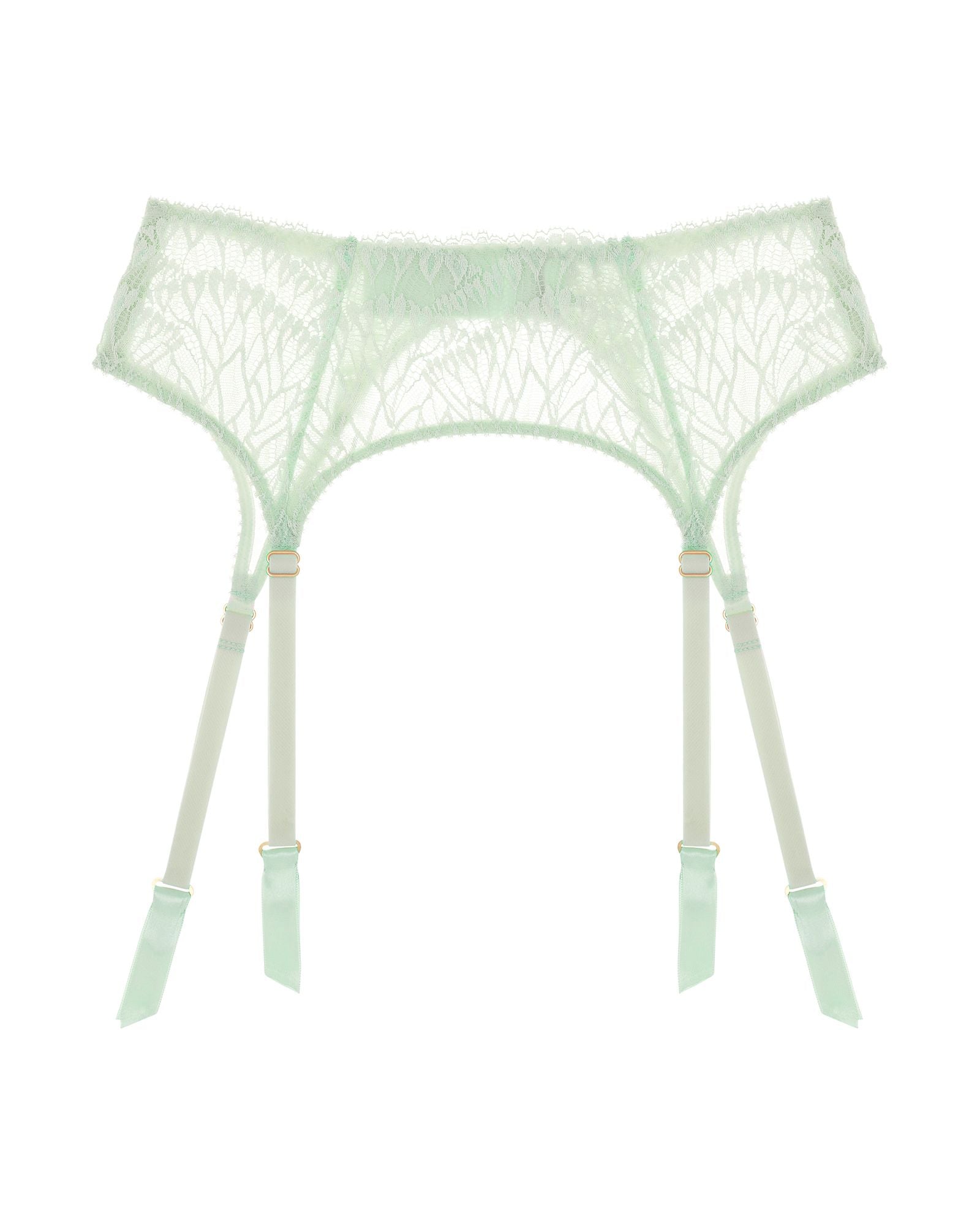 Journelle Loulou Suspender Belt in green