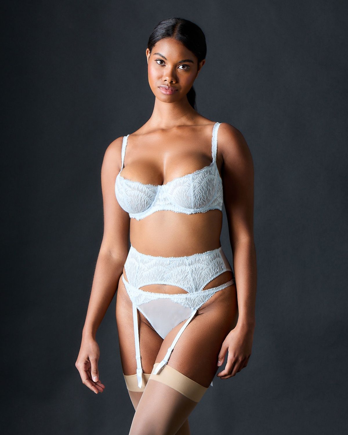 Journelle Loulou Suspender Belt in pink