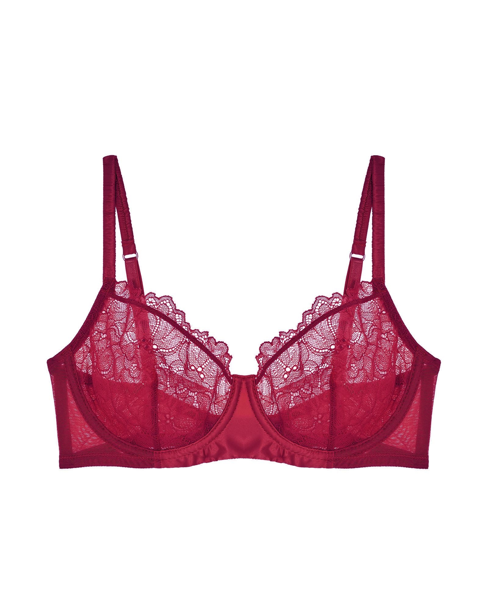 Journelle Lexi Demi Bra in red