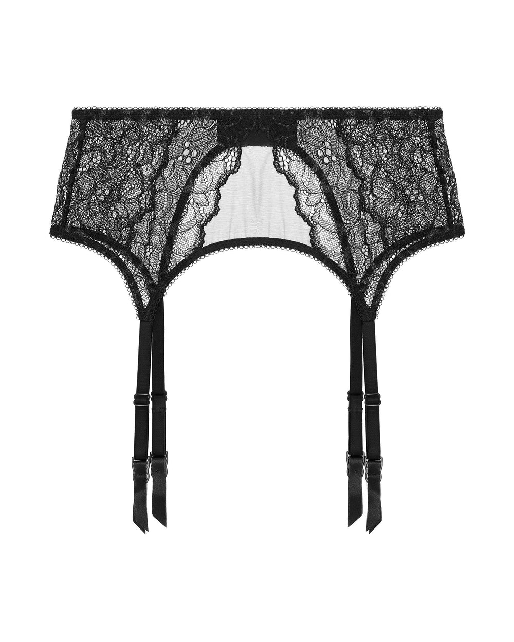 Journelle Lexi Suspender Belt in black