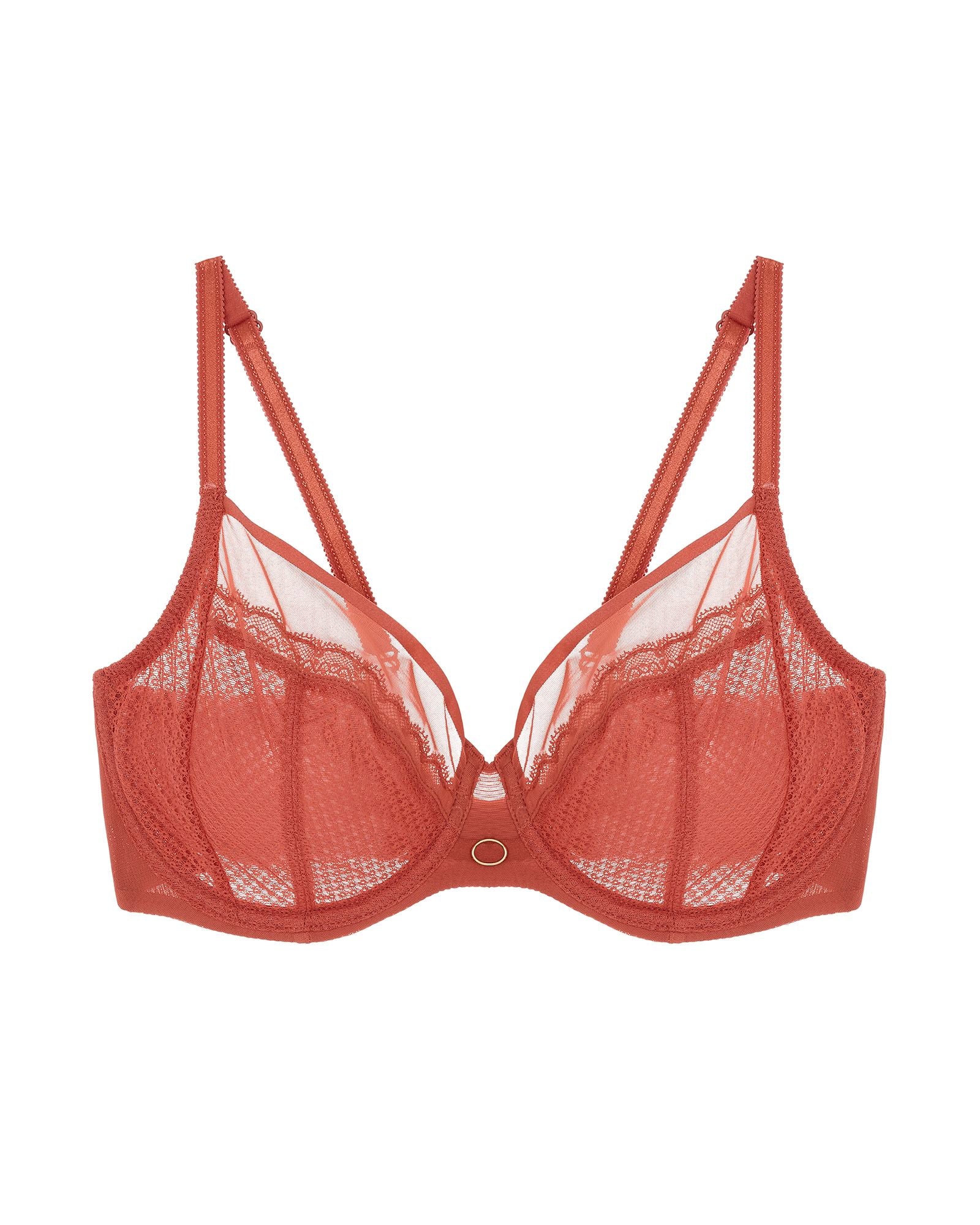 Chantelle Parisian Allure Unlined Plunge Bra in pink