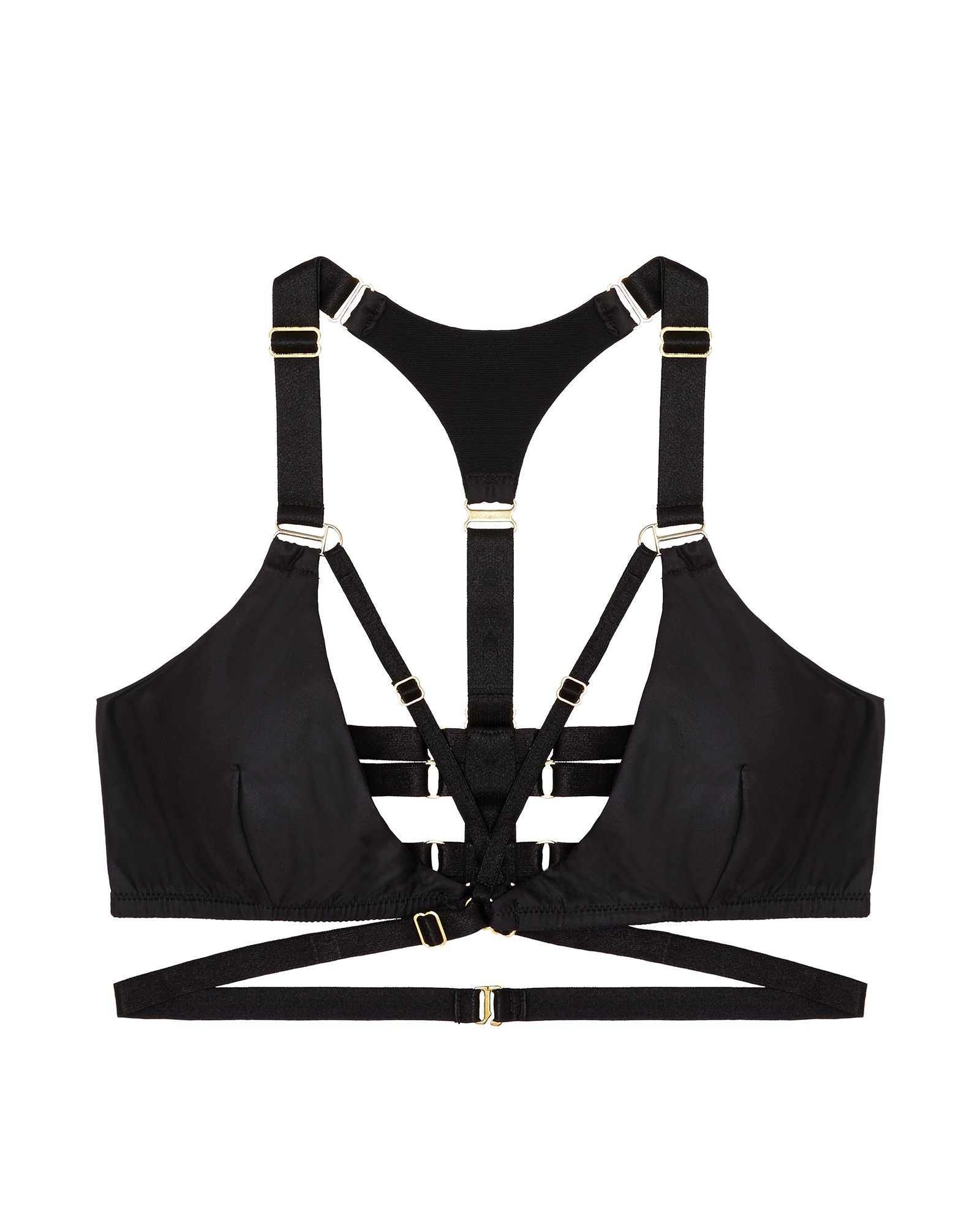 Bordelle Allegra Soft Wrap Bra in black