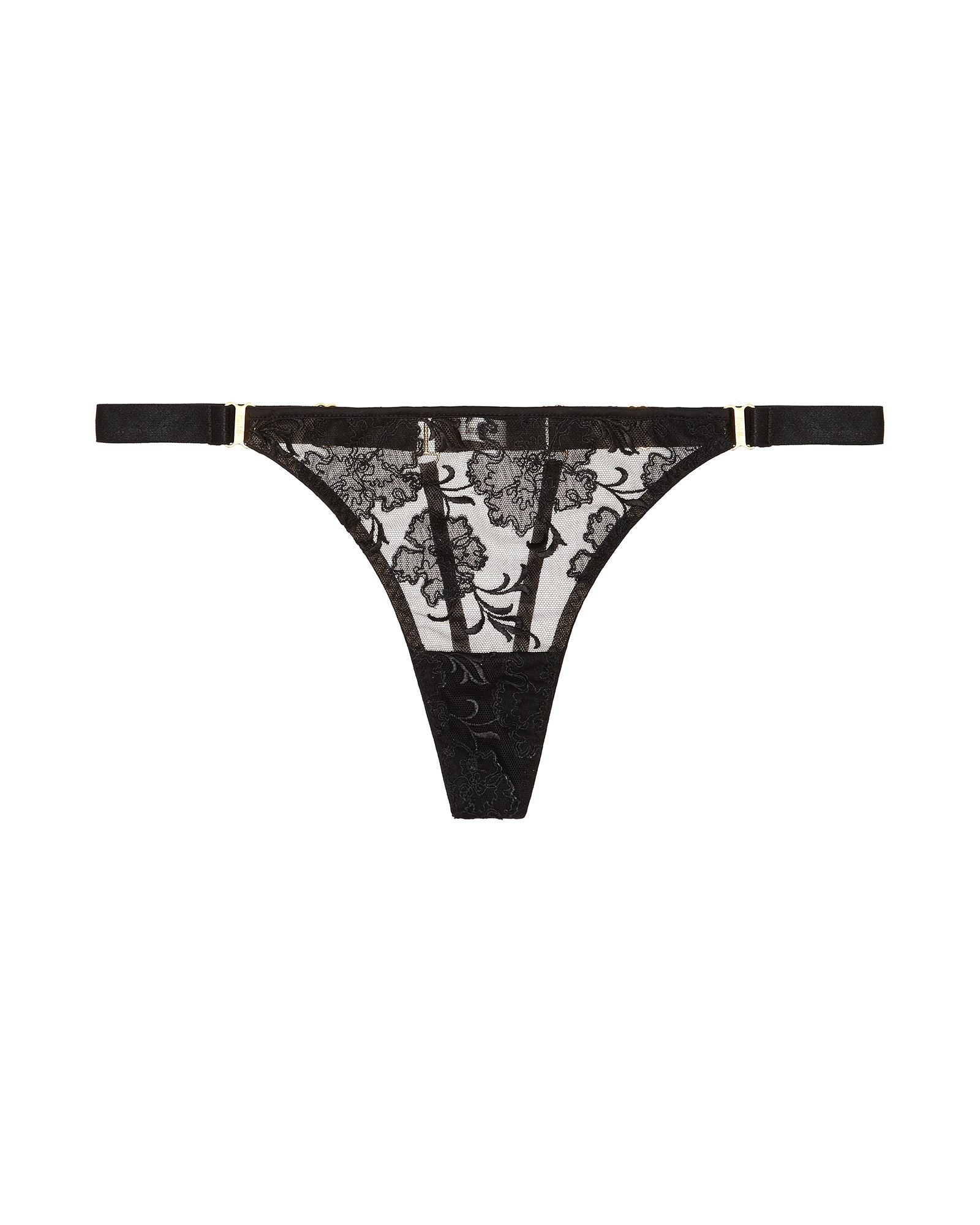 Bordelle Amaya Thong in black