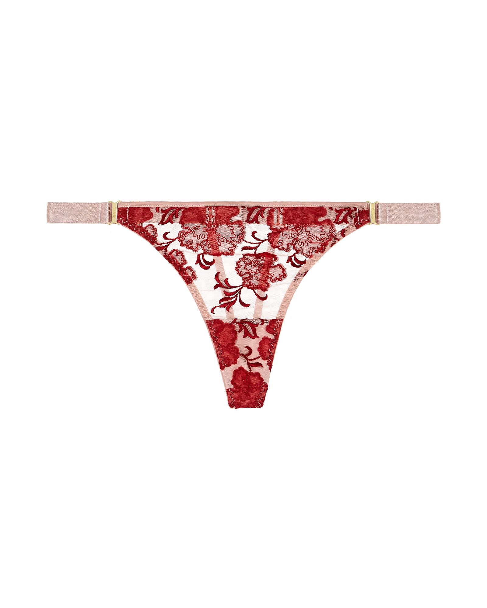Bordelle Amaya Thong in red