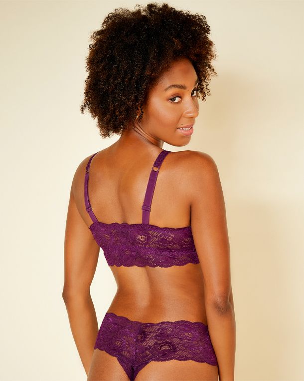 Cosabella Never Say Never Curvy Sweetie Bralette in purple