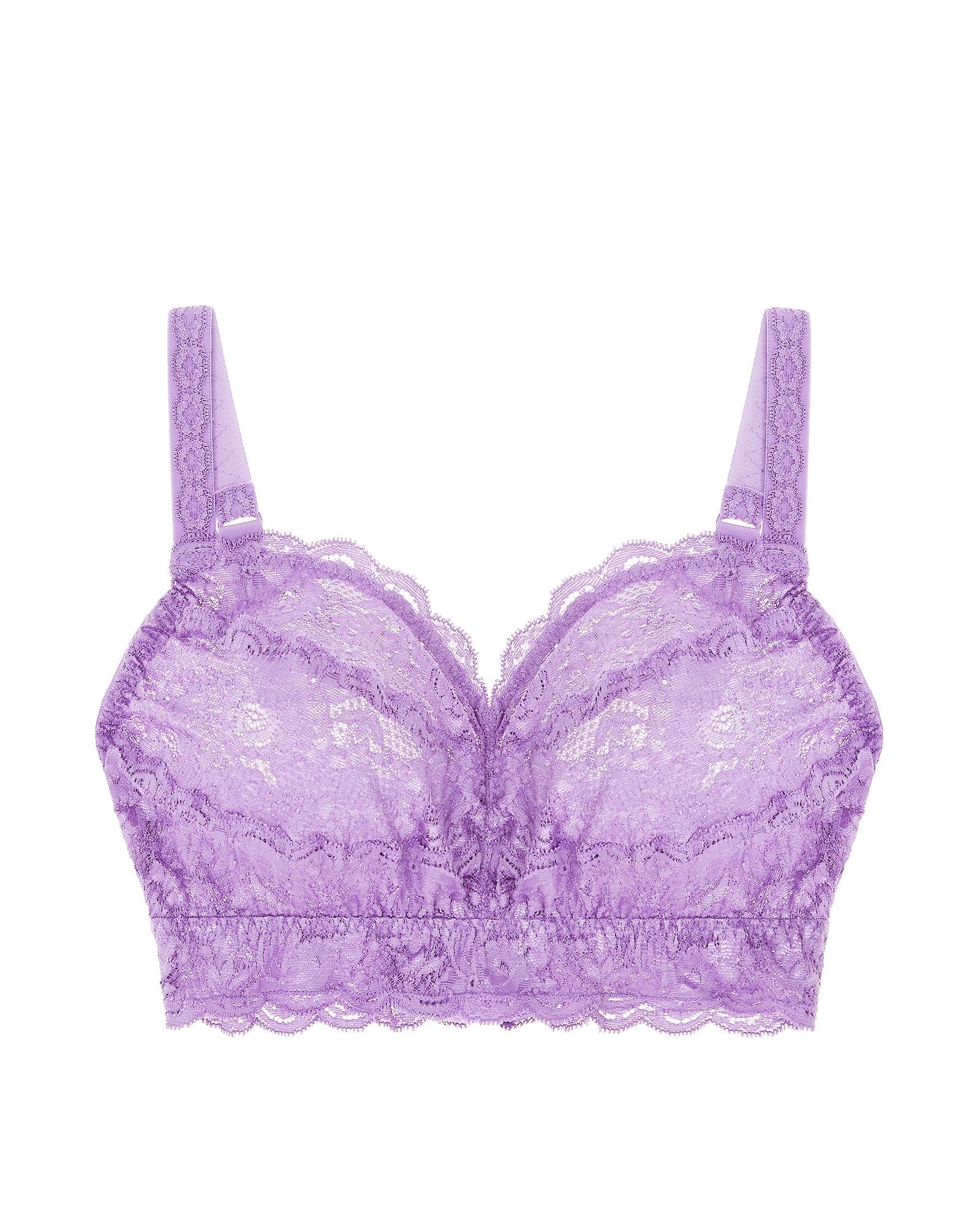 Cosabella Never Say Never Curvy Sweetie Bralette in purple