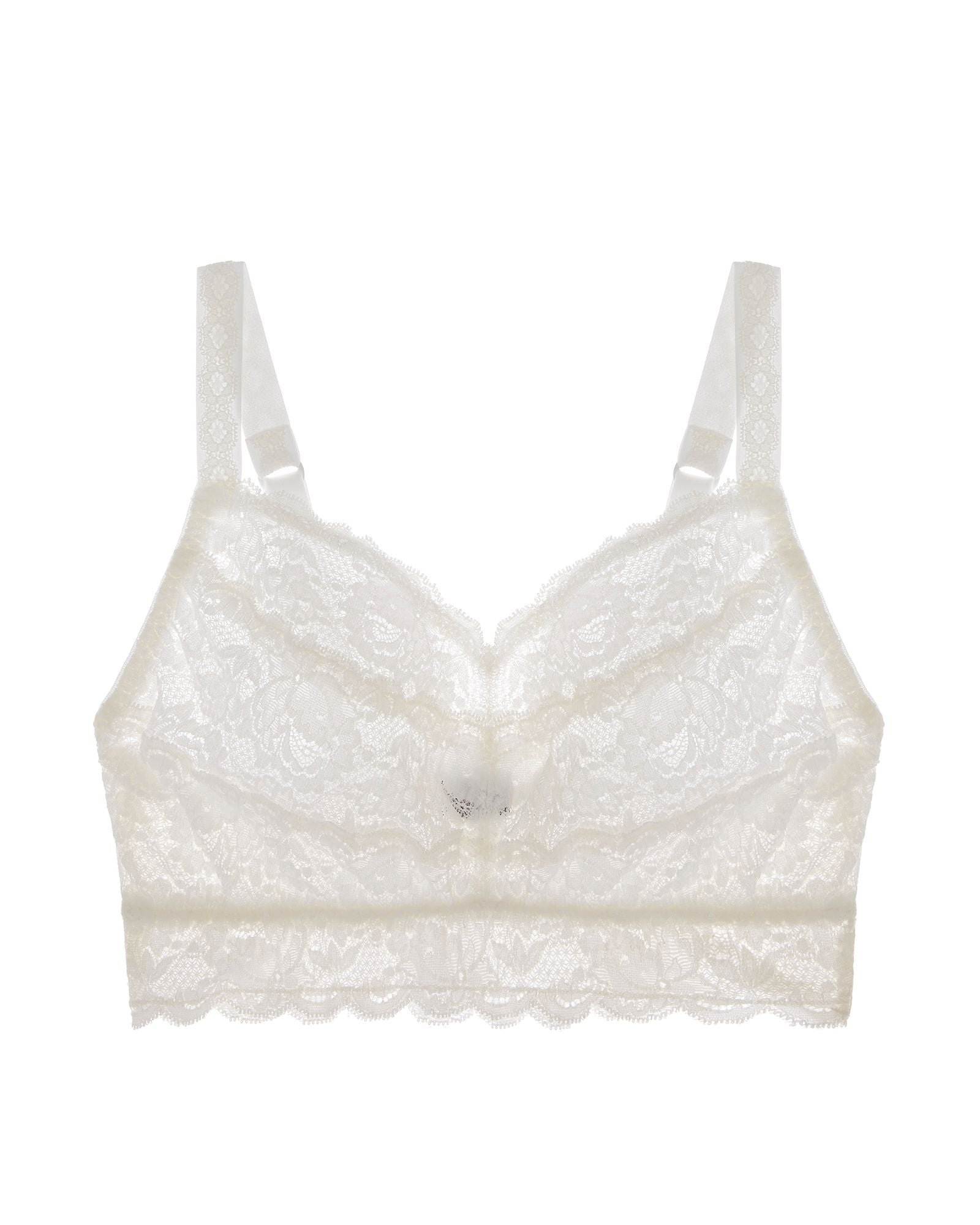 Cosabella Never Say Never Curvy Sweetie Bralette in white