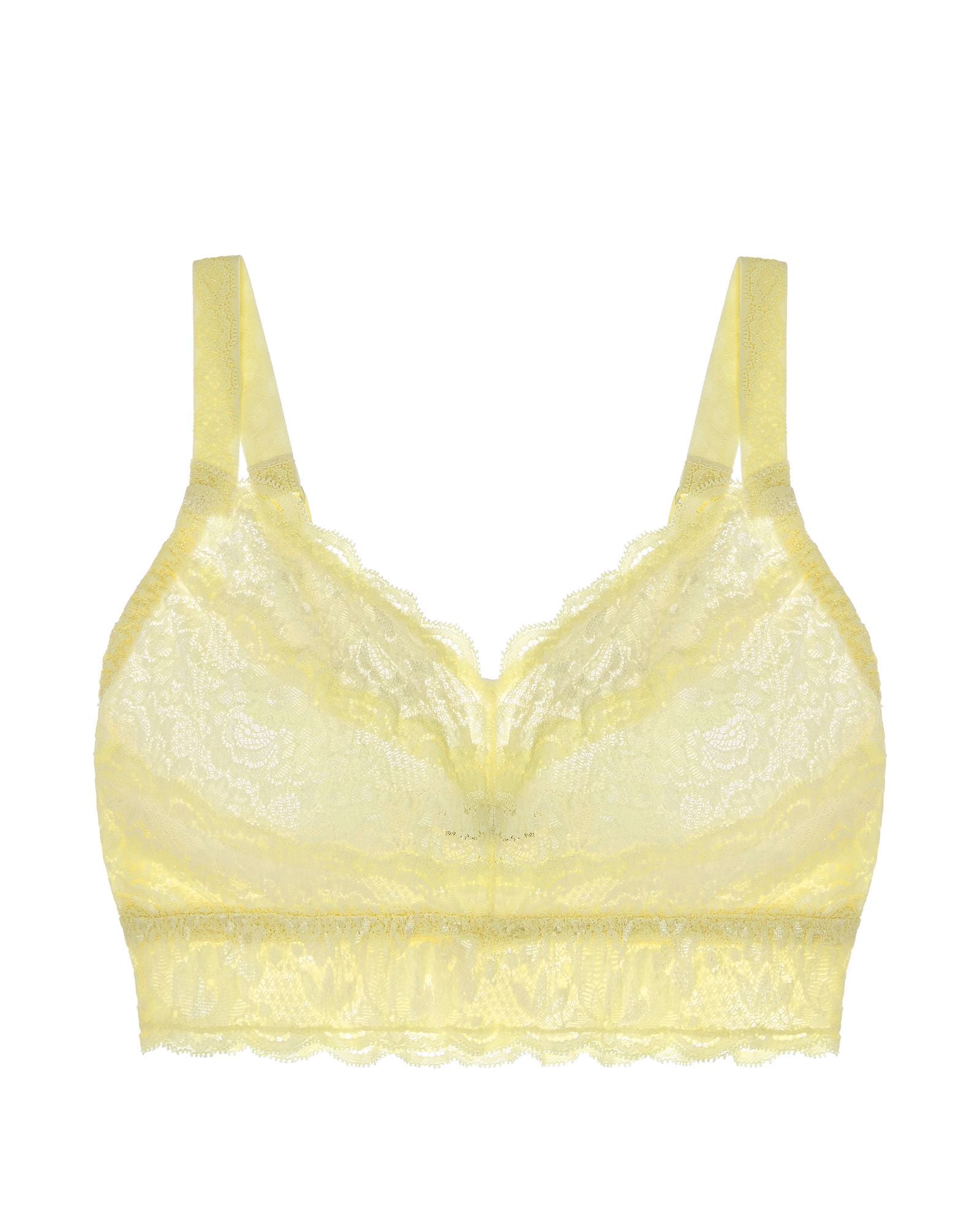 Cosabella Never Say Never Curvy Sweetie Bralette in yellow