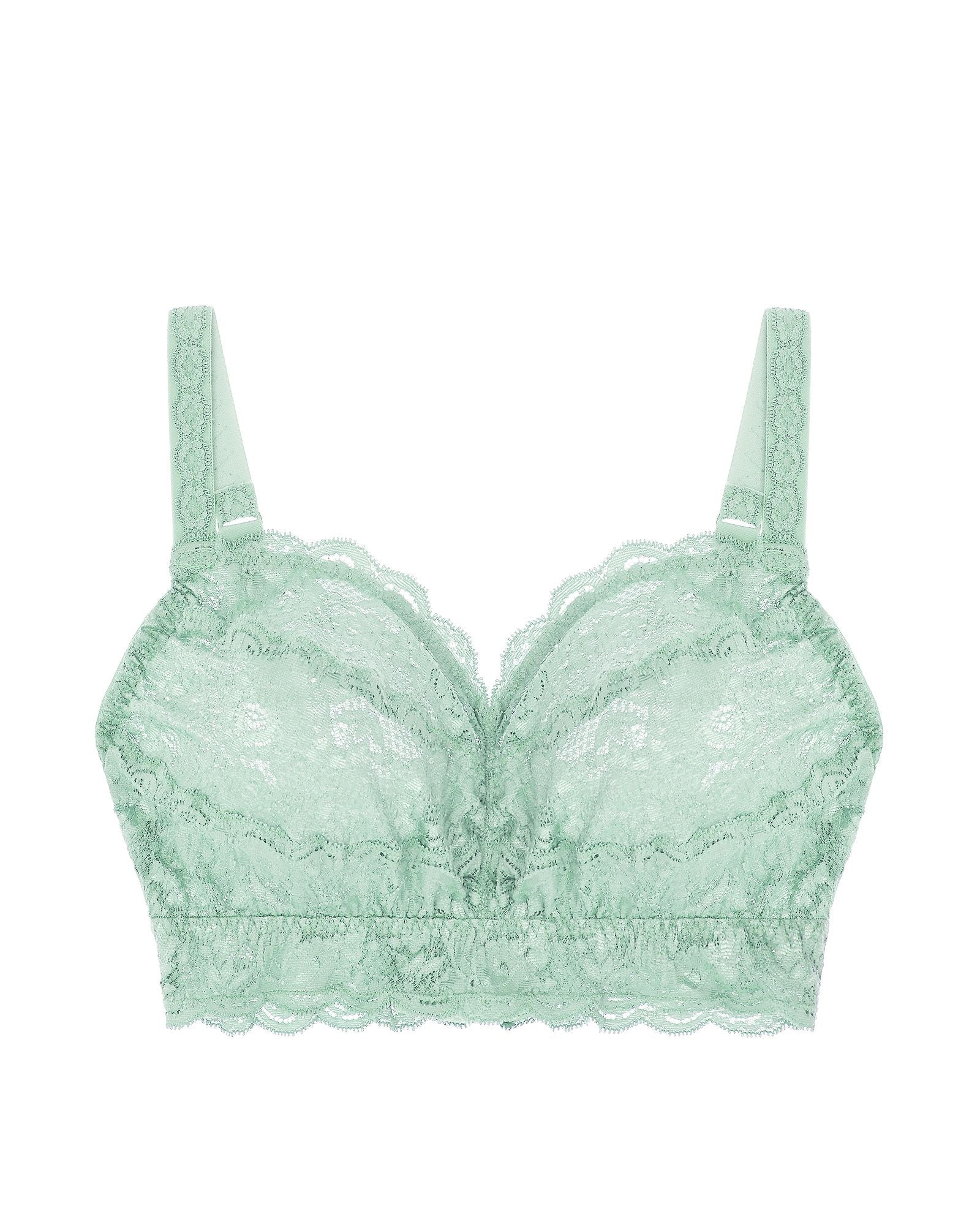 Cosabella Never Say Never Curvy Sweetie Bralette in green