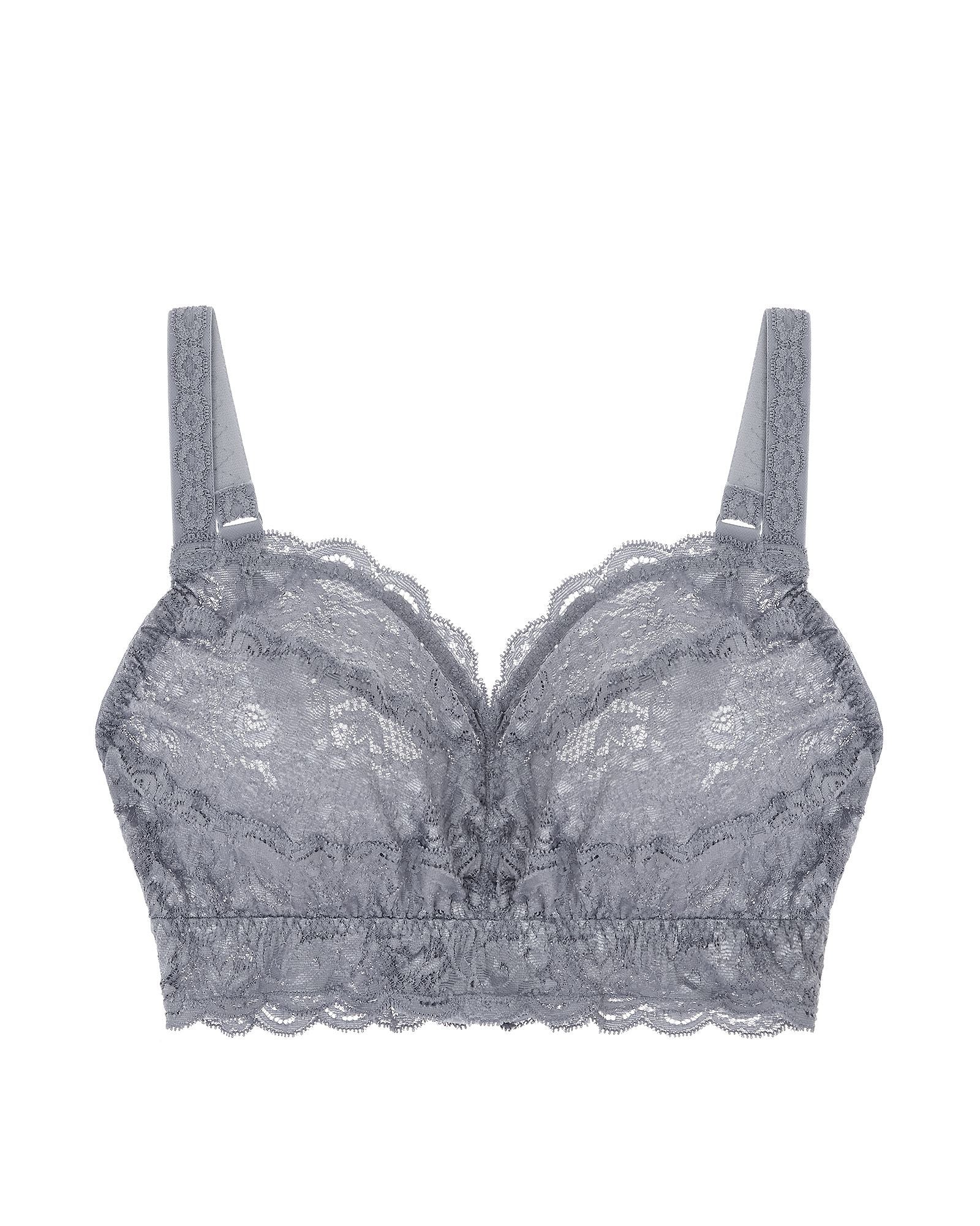 Cosabella Never Say Never Curvy Sweetie Bralette in gray