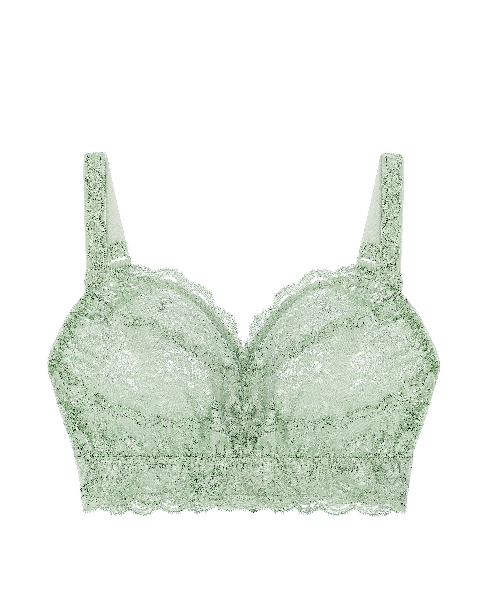 Cosabella Never Say Never Curvy Sweetie Bralette in green