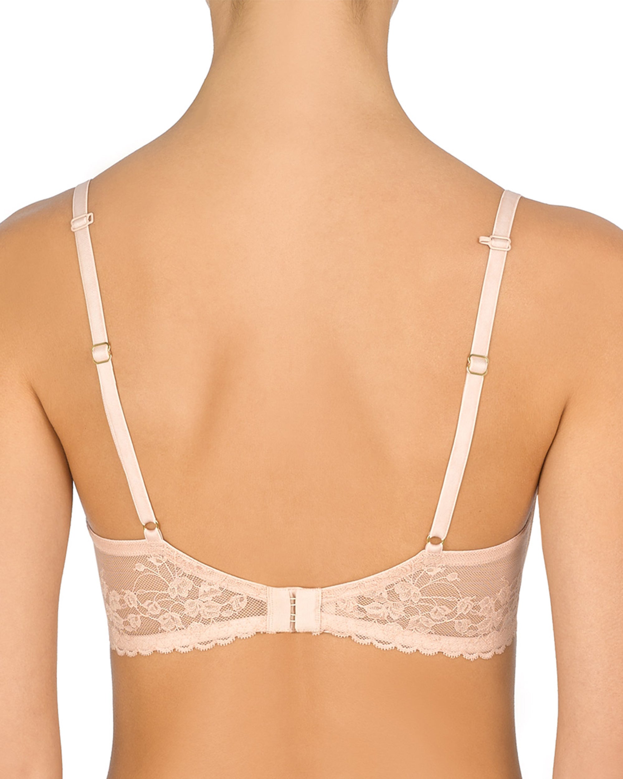 Natori Cherry Blossom Convertible Underwire Bra in beige