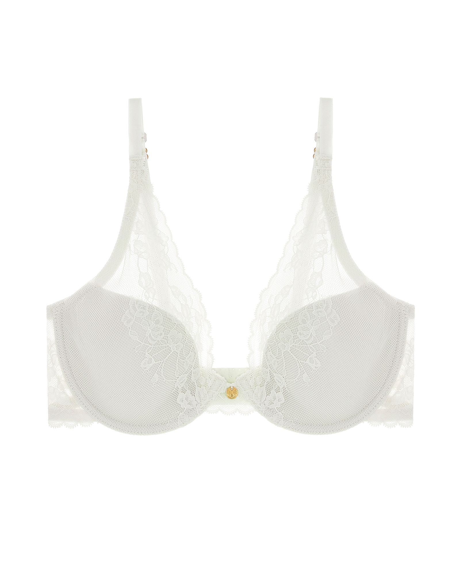 Natori Cherry Blossom Convertible Underwire Bra in white