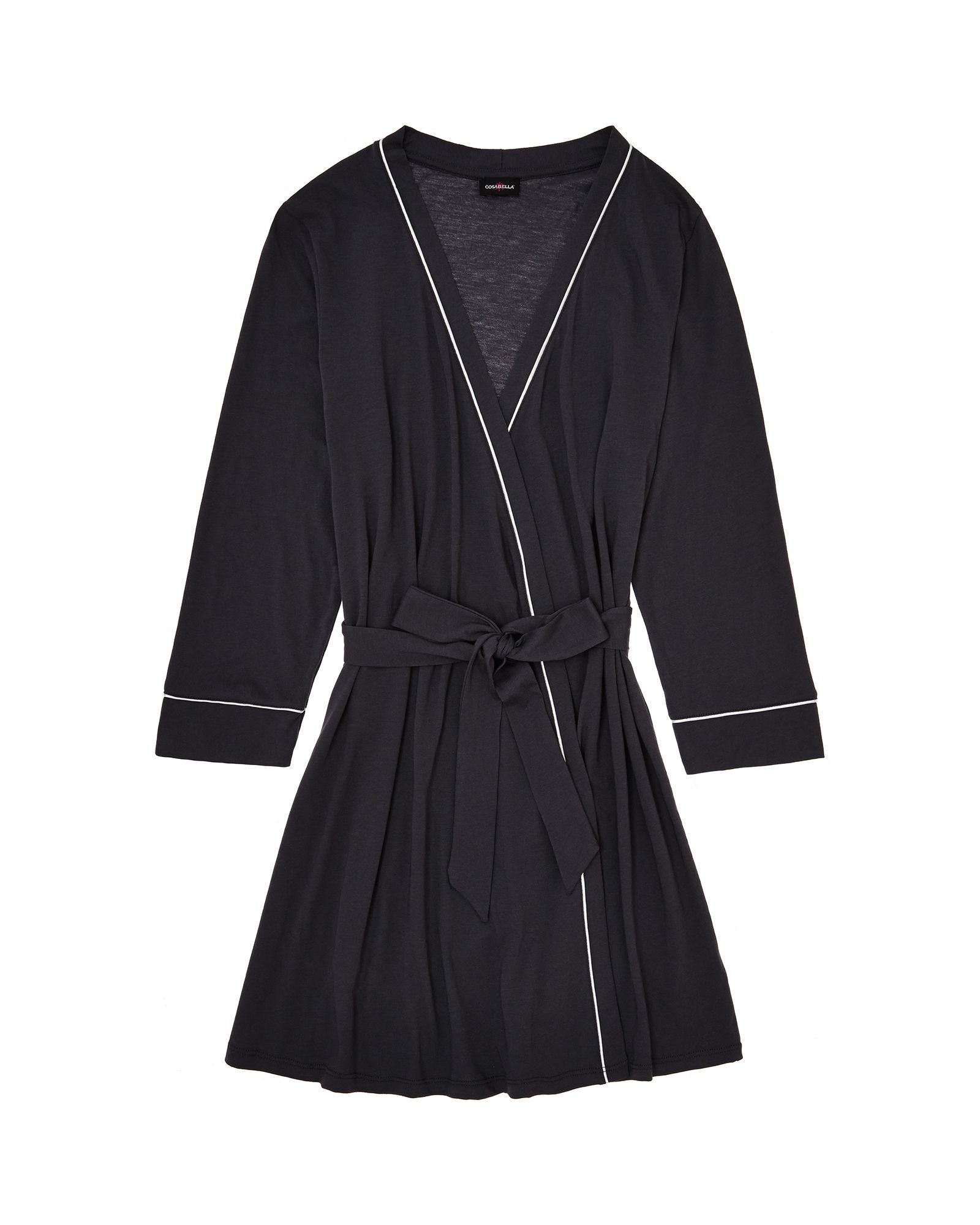 Cosabella Bella Maternity 3-Piece Pajama Set in gray