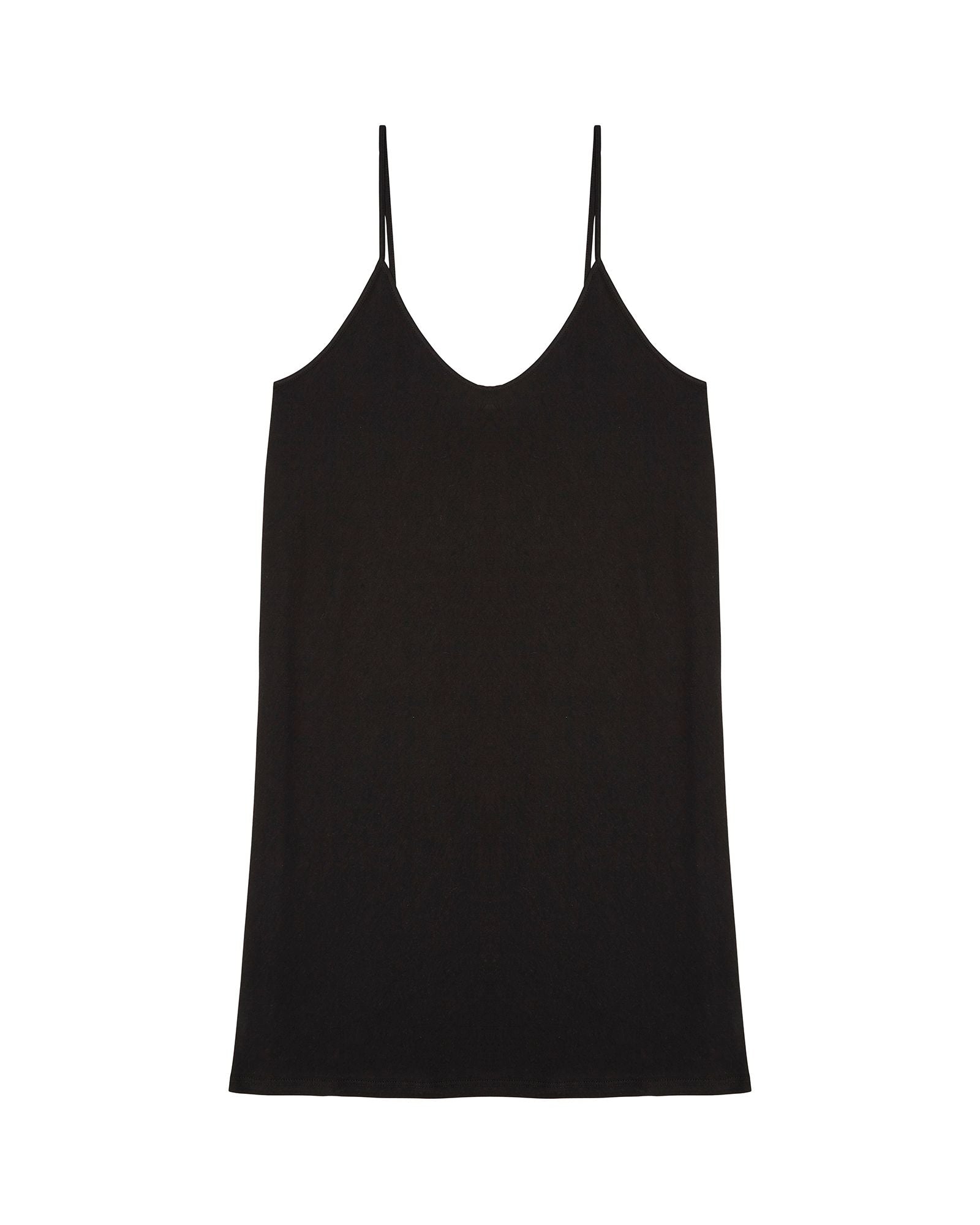 Skin Pima Cotton Sexy Slip in black