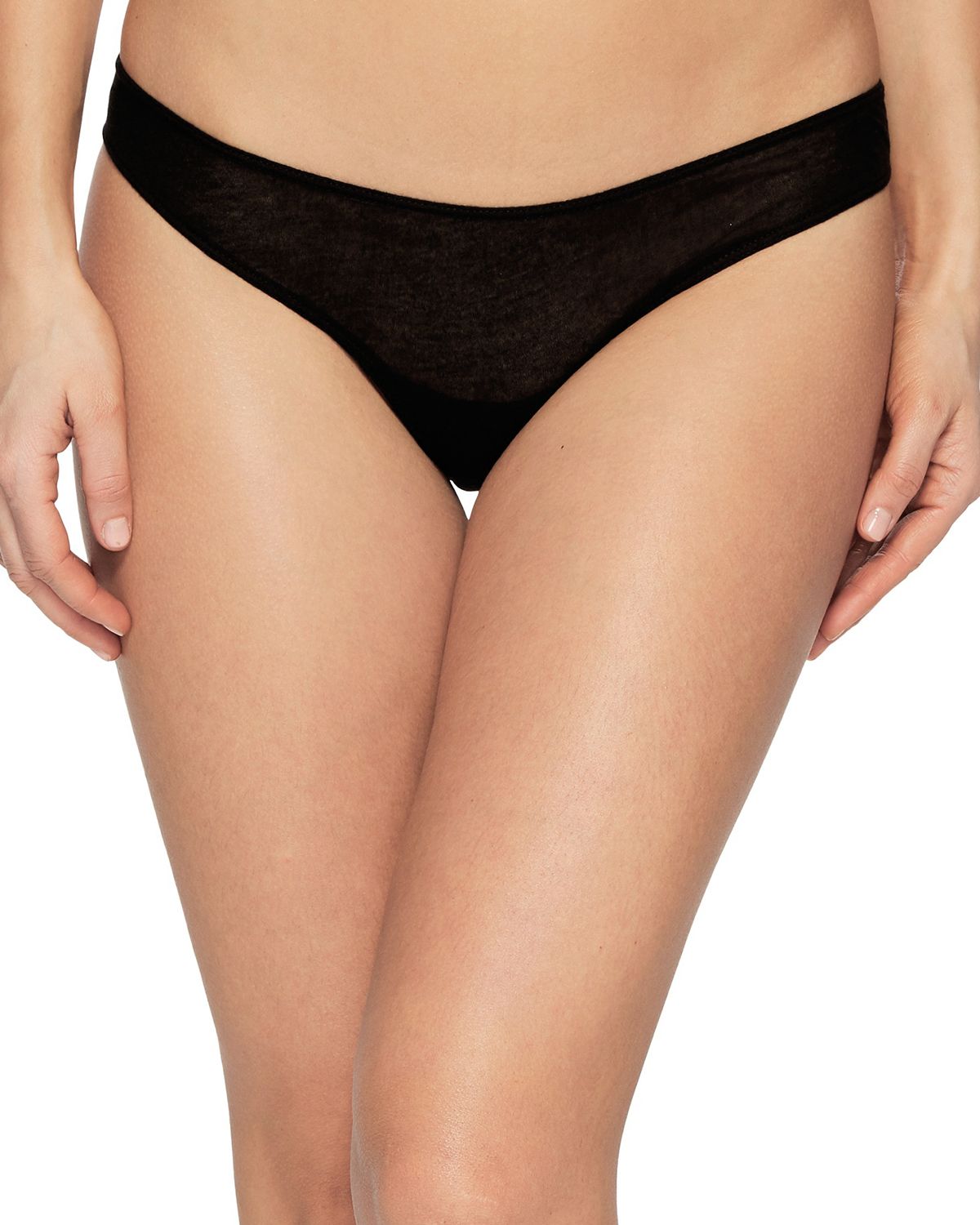 Skin Organic Pima Cotton Bikini in black