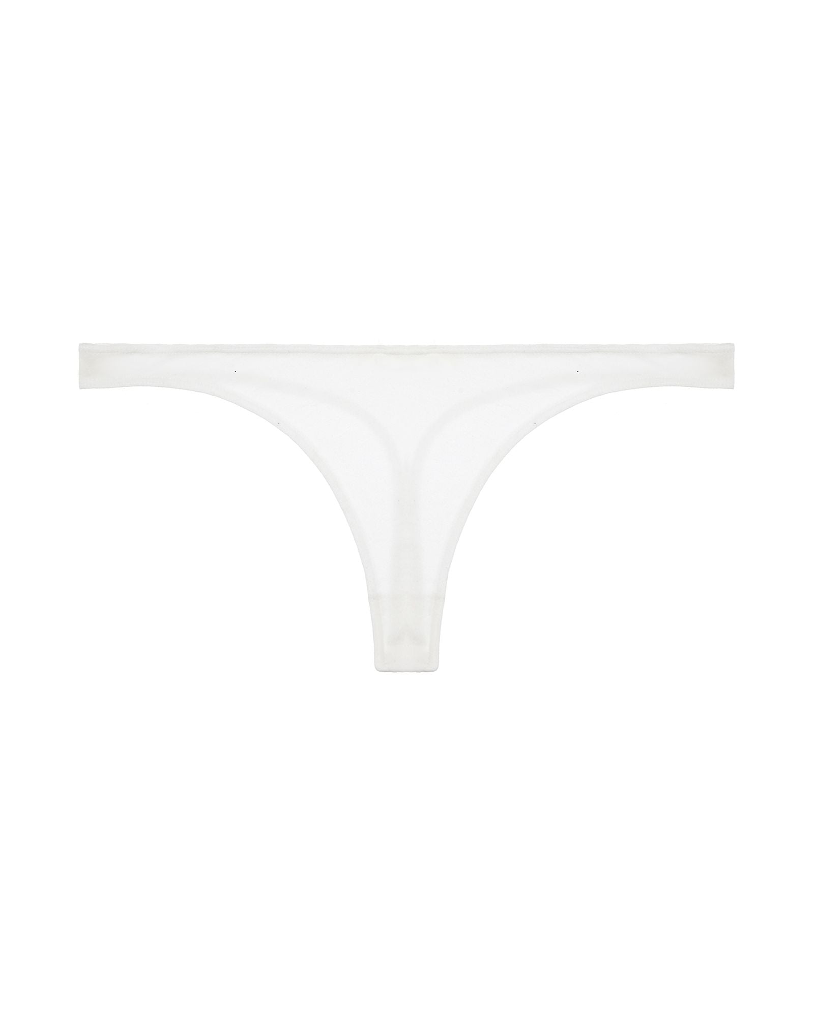 Skin Organic Pima Cotton Thong in white