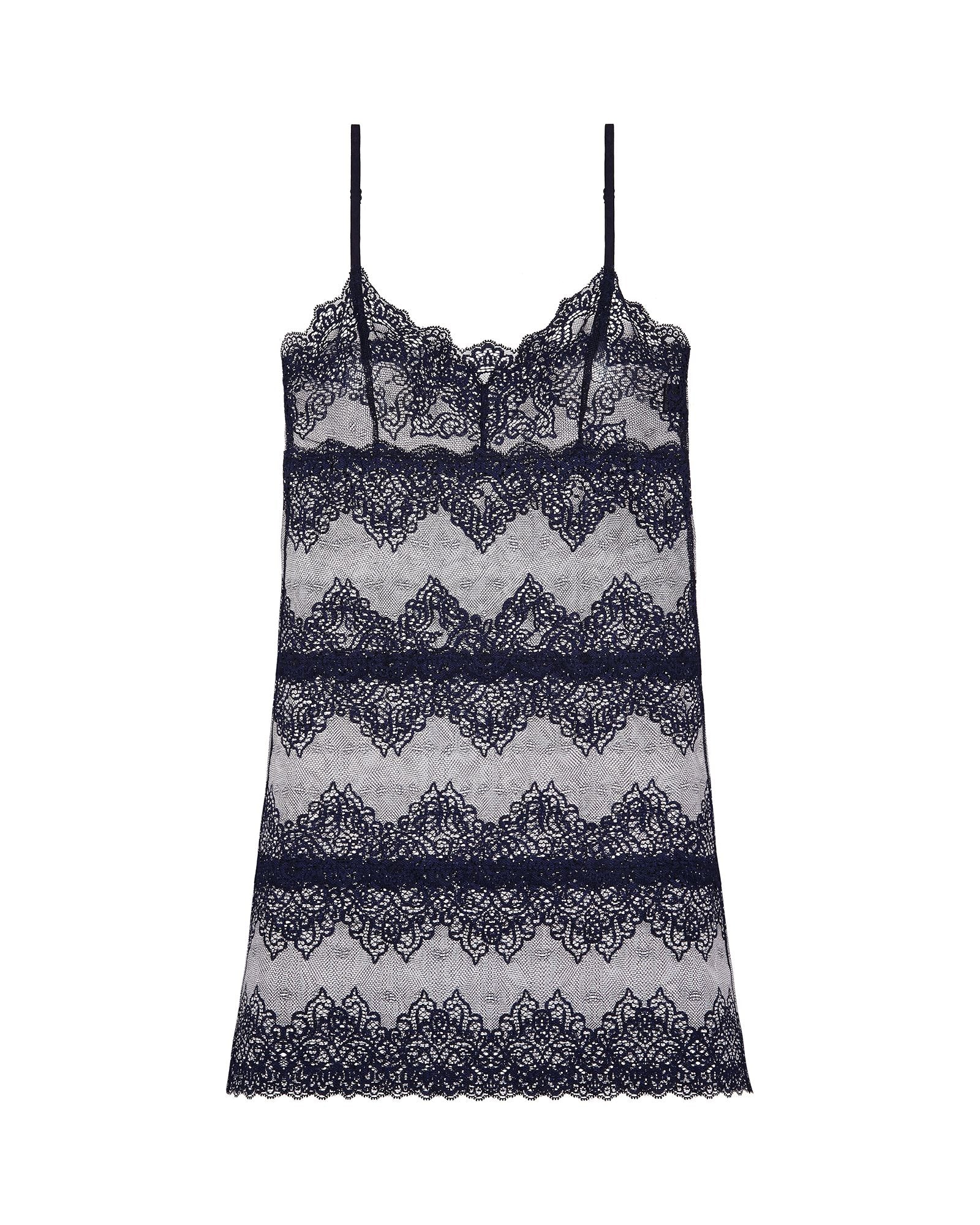 Only Hearts So Fine Lace Chemette in blue