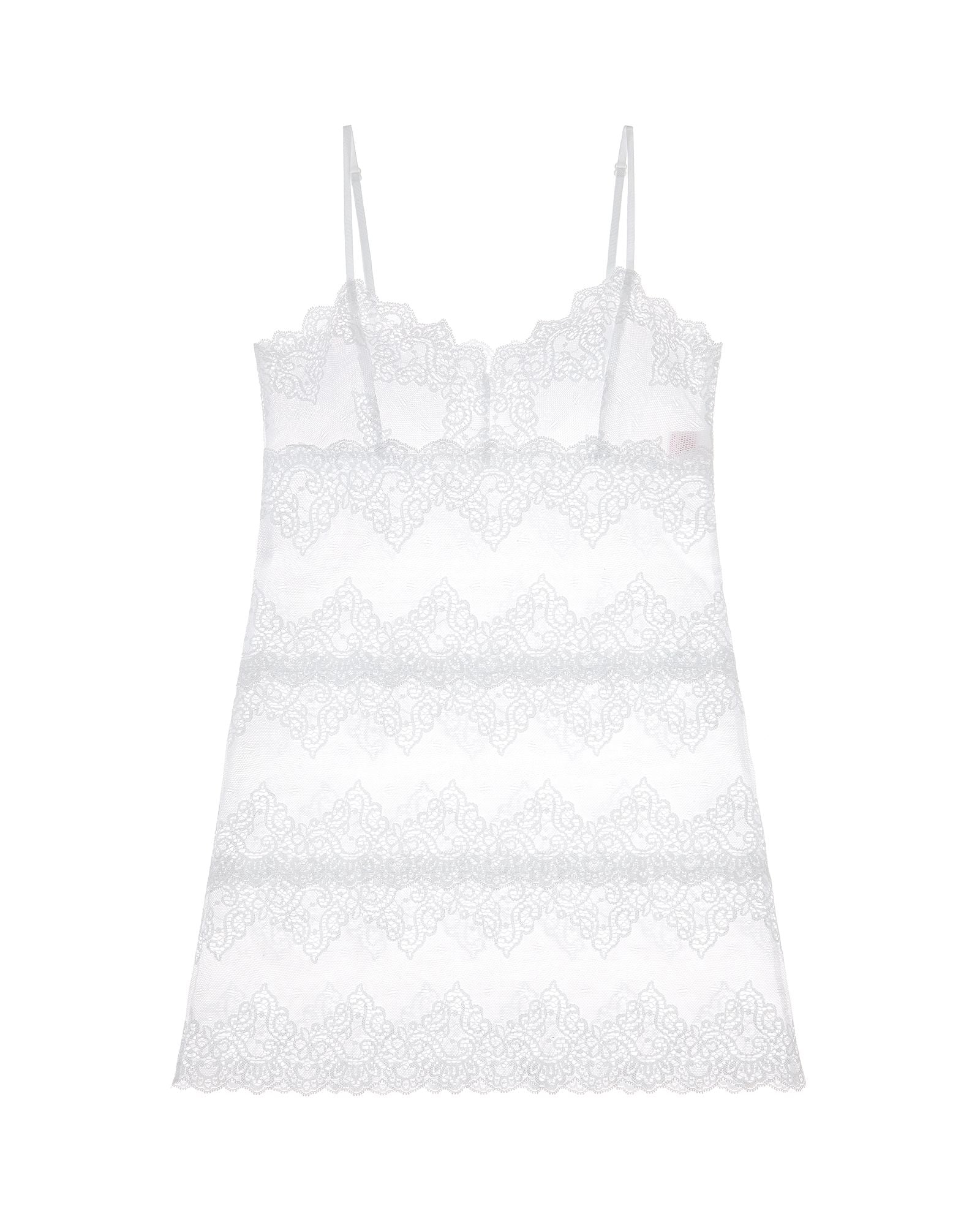Only Hearts So Fine Lace Chemette in white