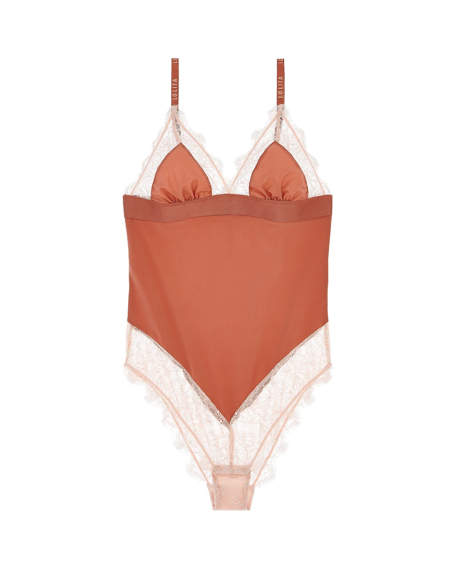 Love Stories Doris Lace Bodysuit in beige